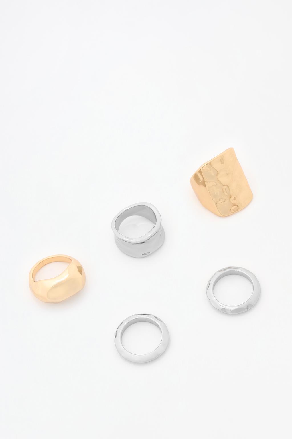 5-pack of contrast rings