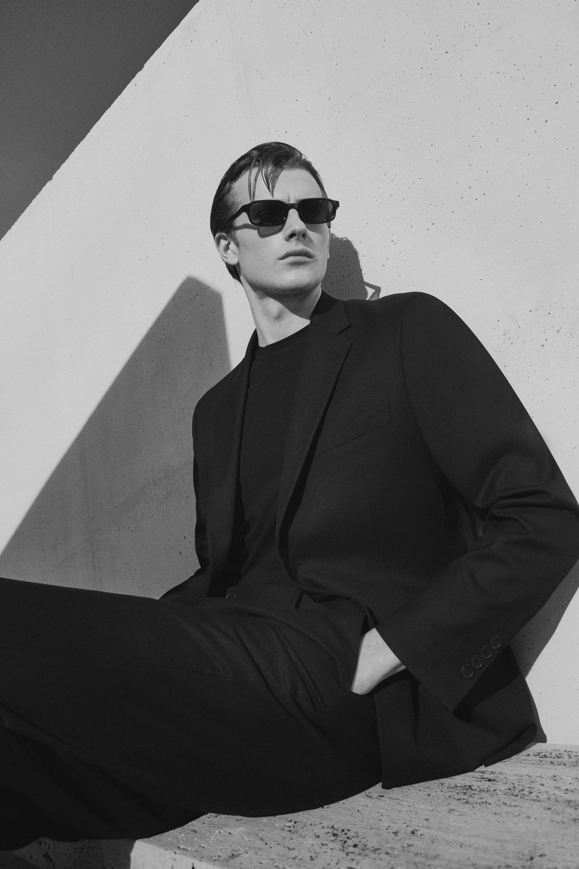 Suit blazer — BLACK