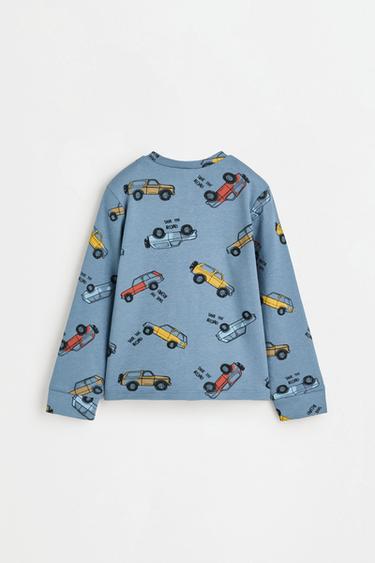 Long printed pyjamas — DARK BLUE 4