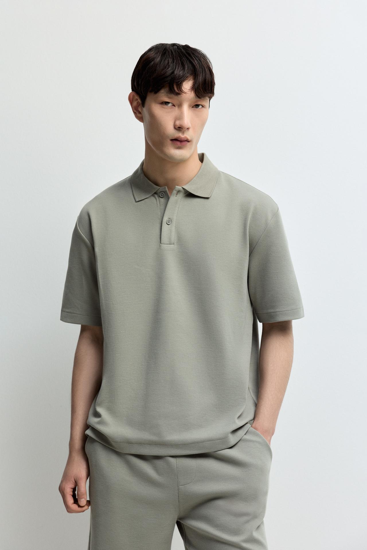 Basic polo shirt — GREEN