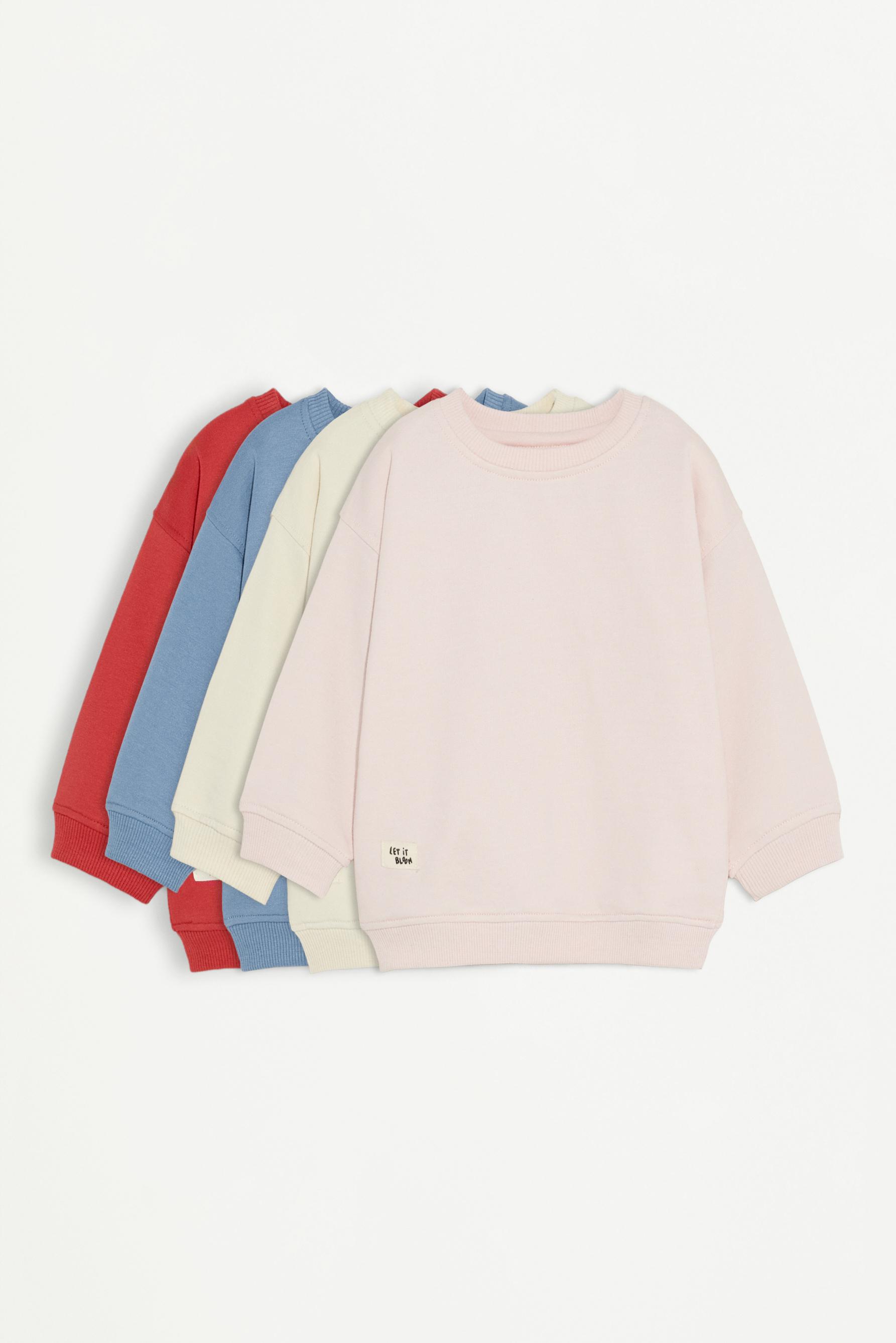 Pack 4 sudaderas lisas