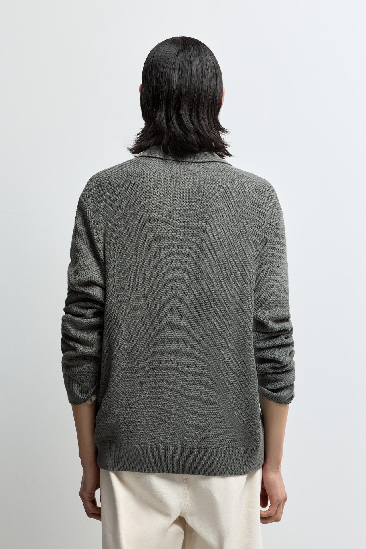 Button cardigan — DARK GREEN