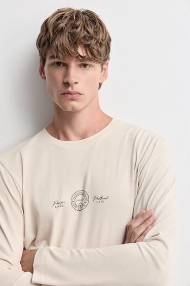 Long printed pajamas — SAND 5