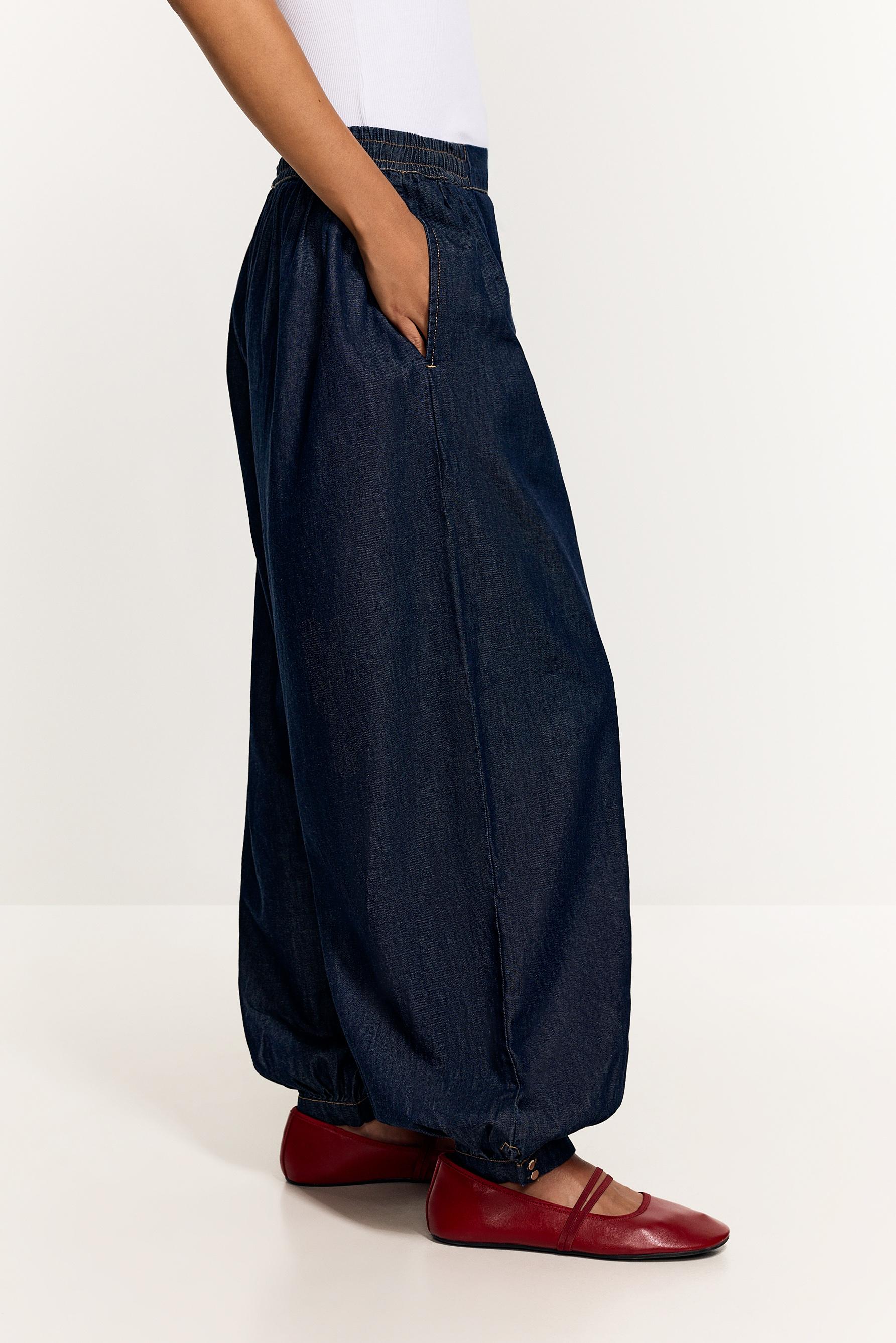 Lightweight sarouel jeans — NAVY