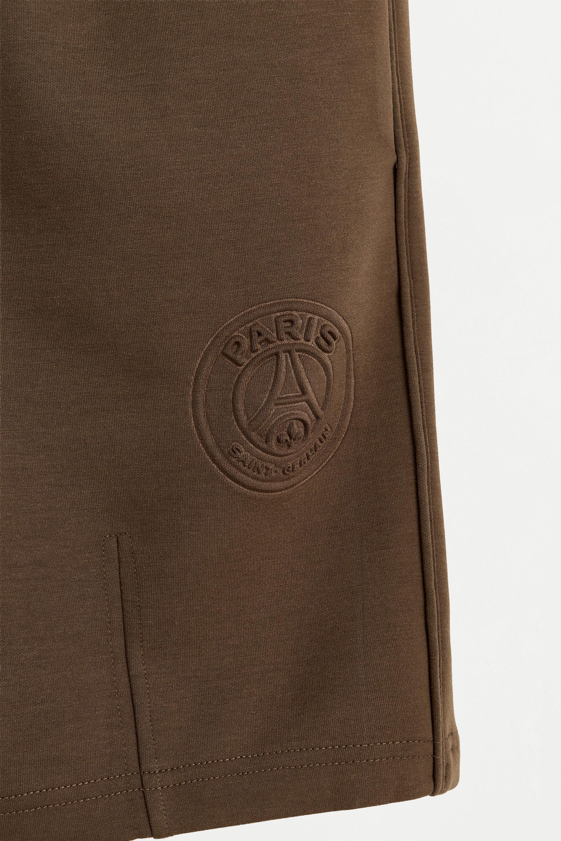 Paris Saint-Germain x Lefties interlock Bermuda shorts — BROWN