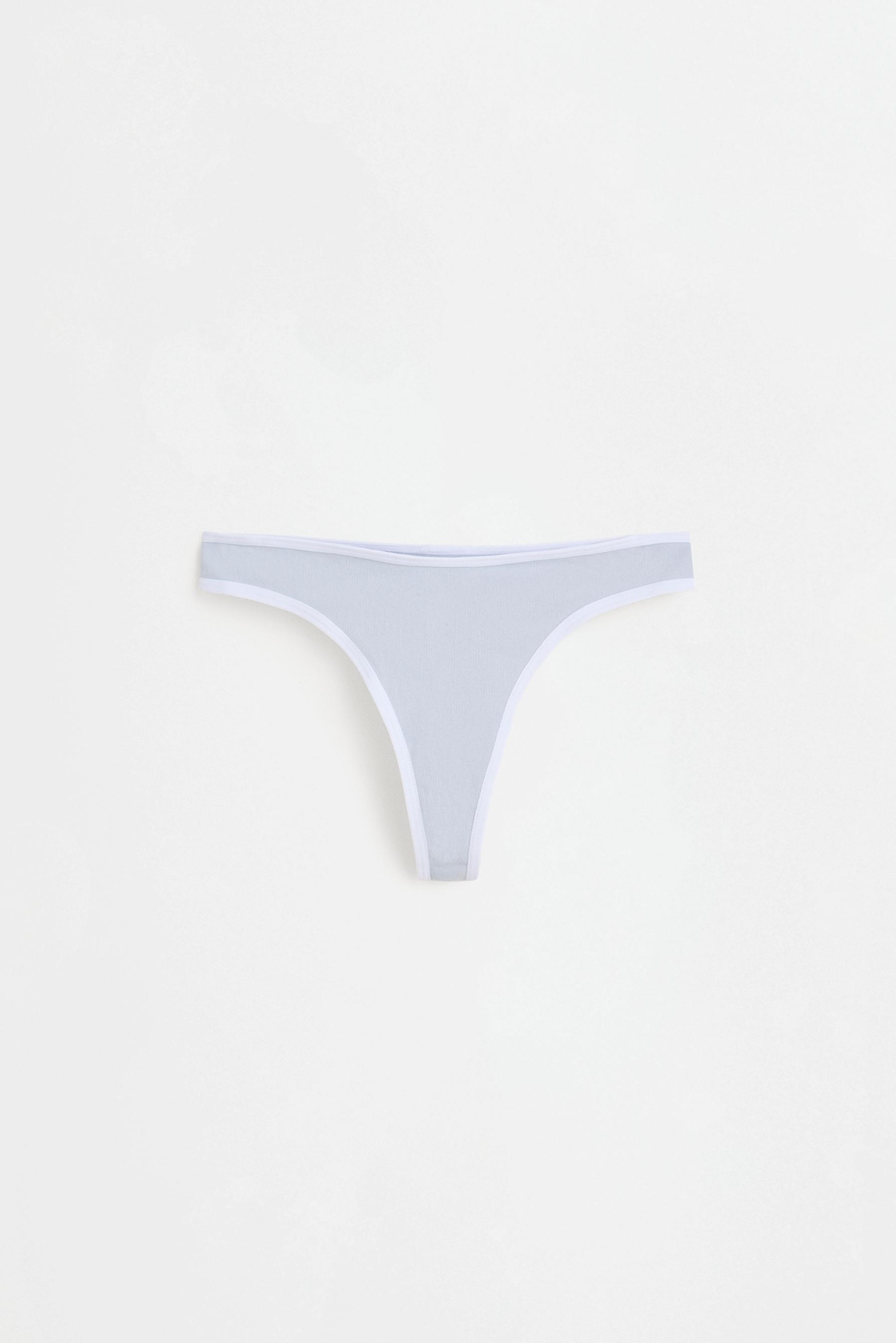 Contrast seamless thongs (Pack of 3) — VARIOUS