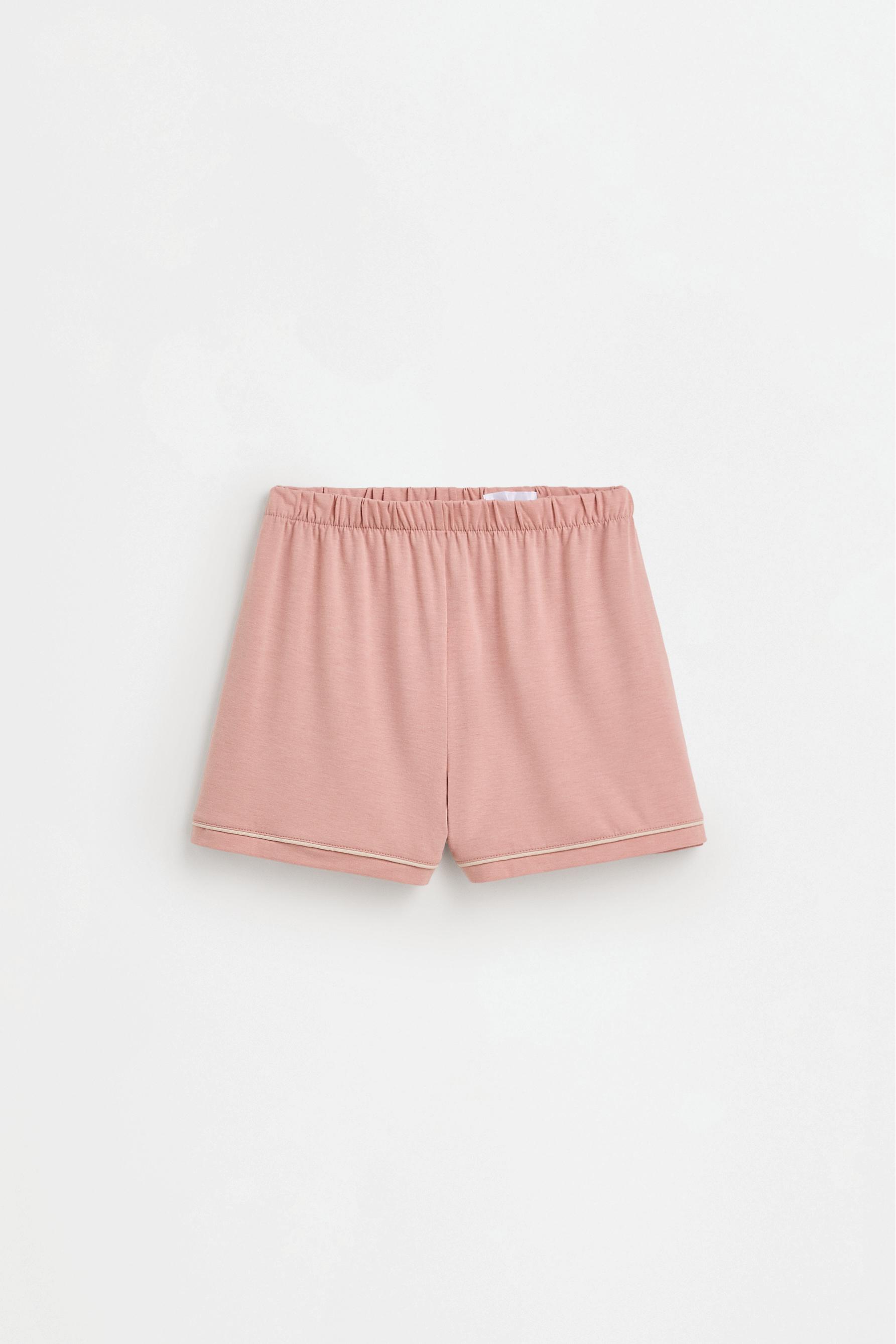 Short shirt-style pyjamas — PASTEL PINK