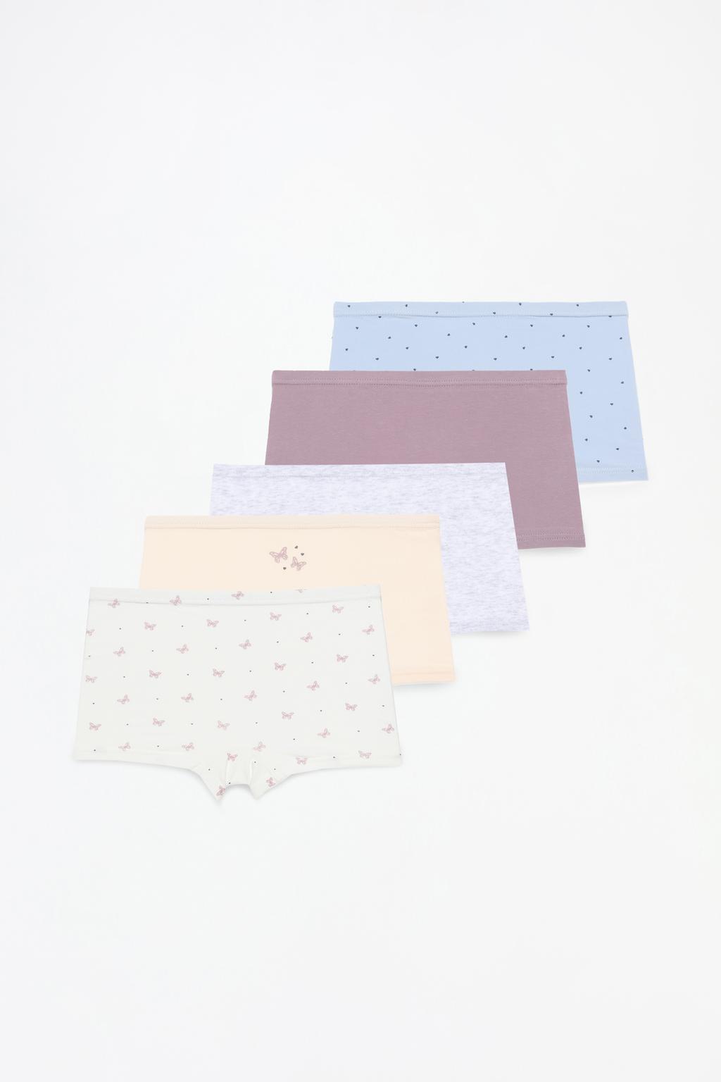 5-pack of butterfly print boxers