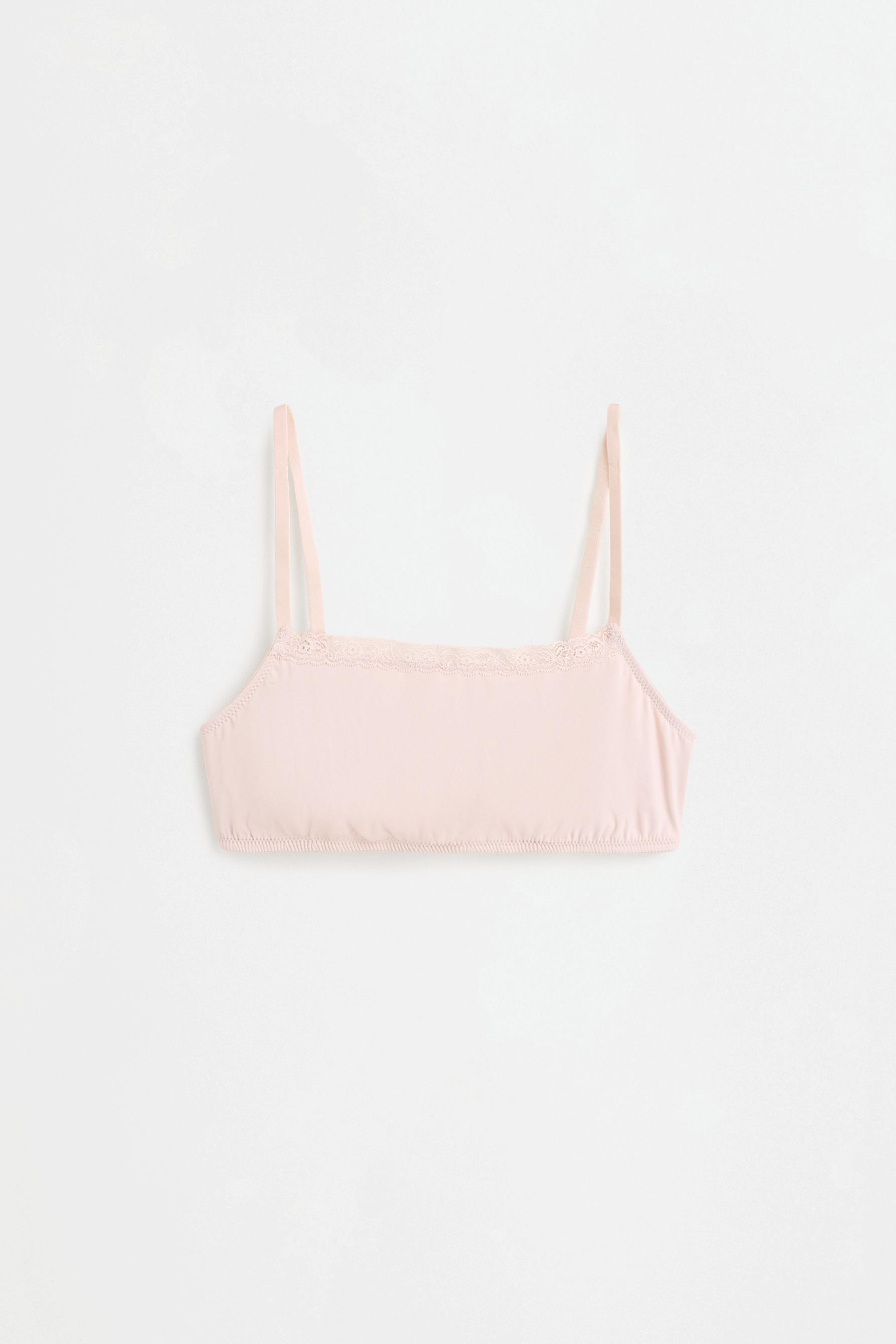 Lace Bra Top (Pack of 2) — BLACK