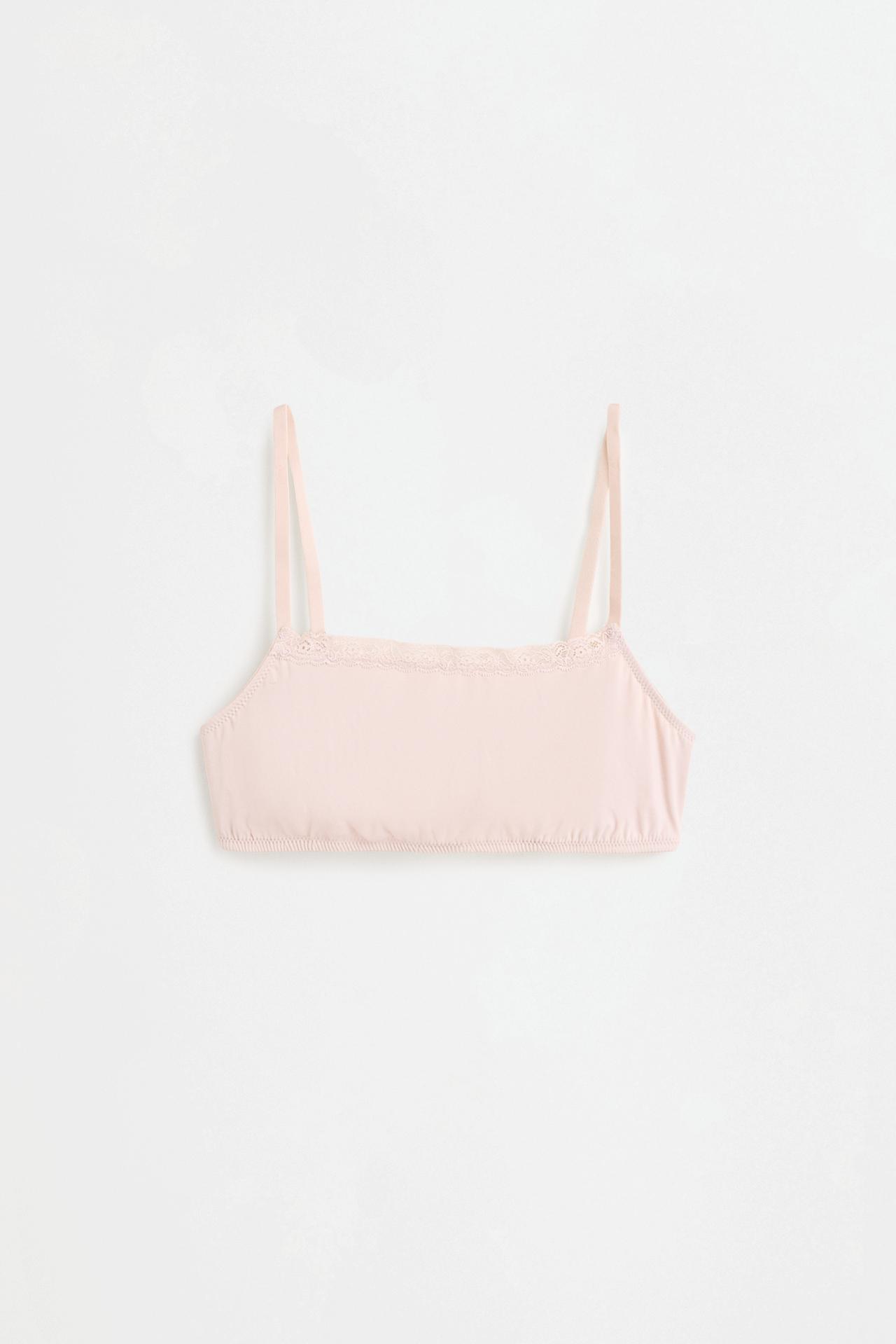 Lace Bra Top (Pack of 2) — BLACK