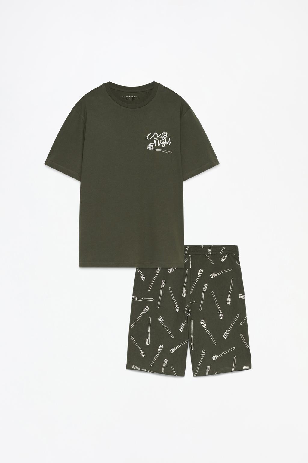 Short printed pyjamas