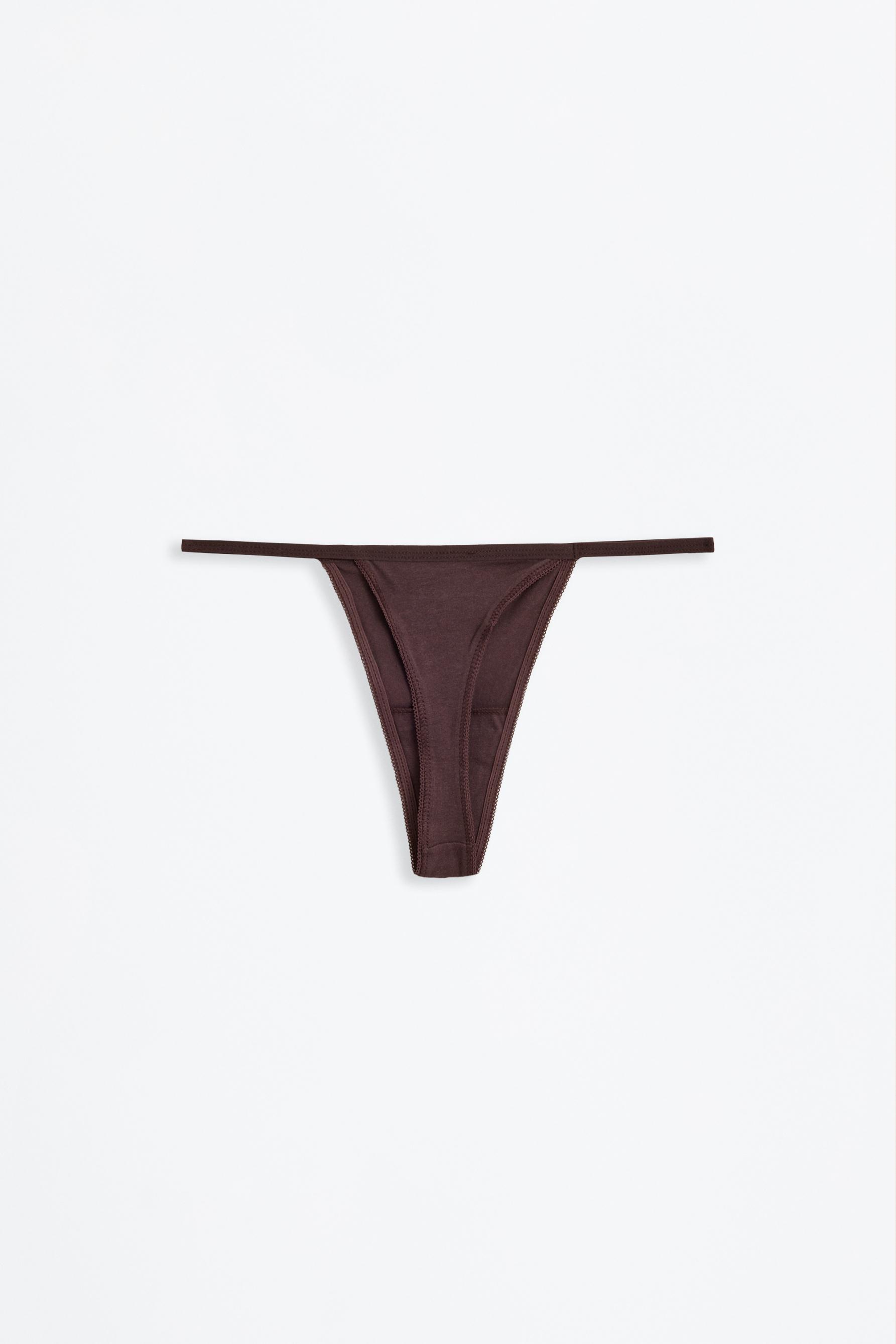 5-pack of thongs — ECRU