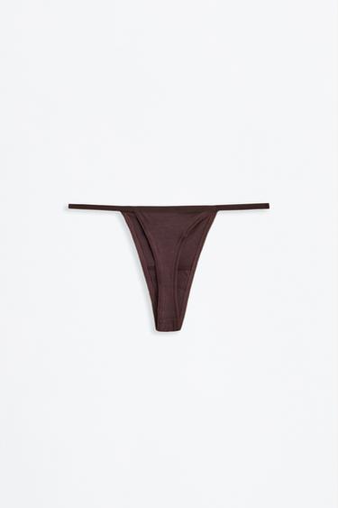 5-pack of thongs — ECRU 4