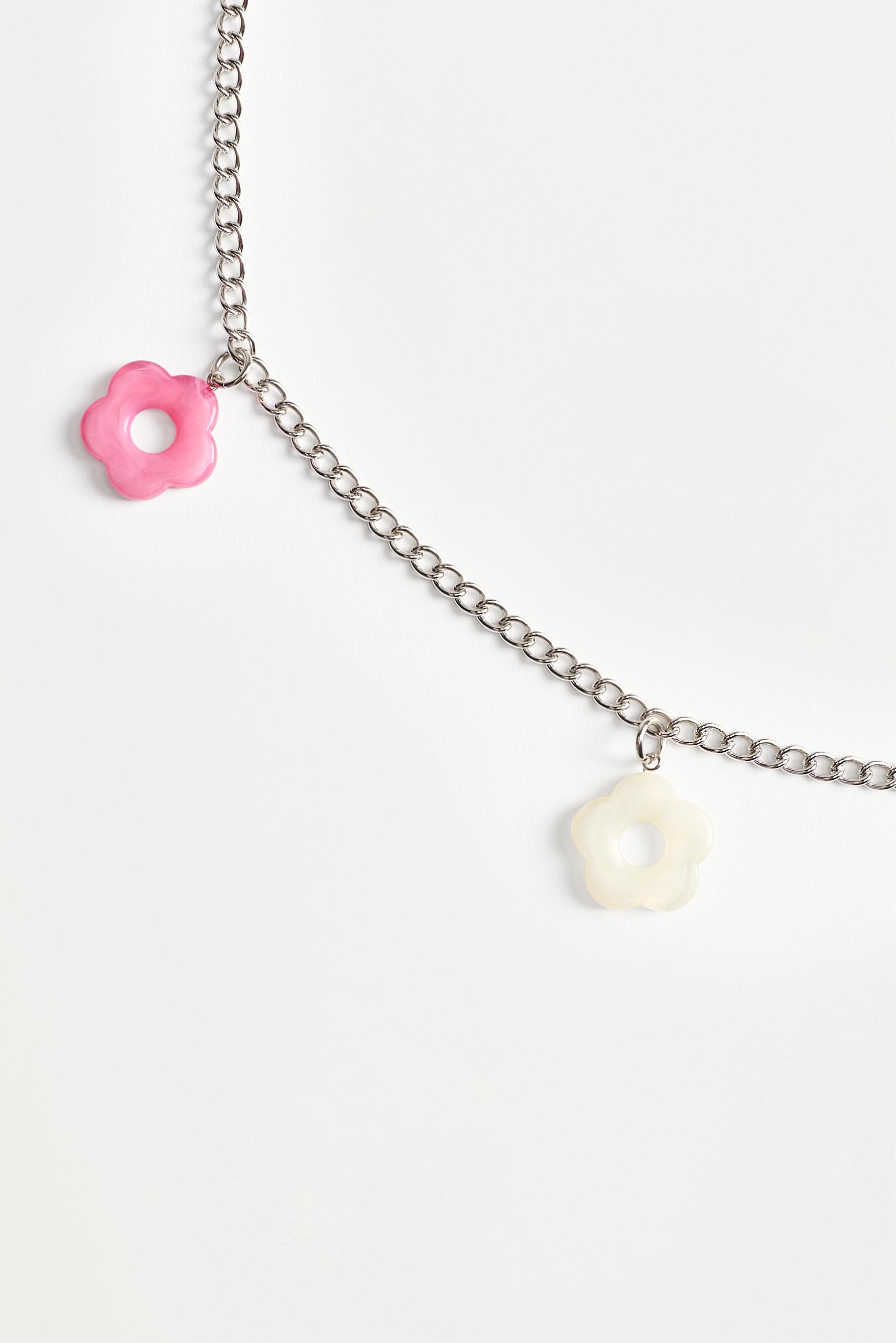 Flower chain belt — PINK TONES