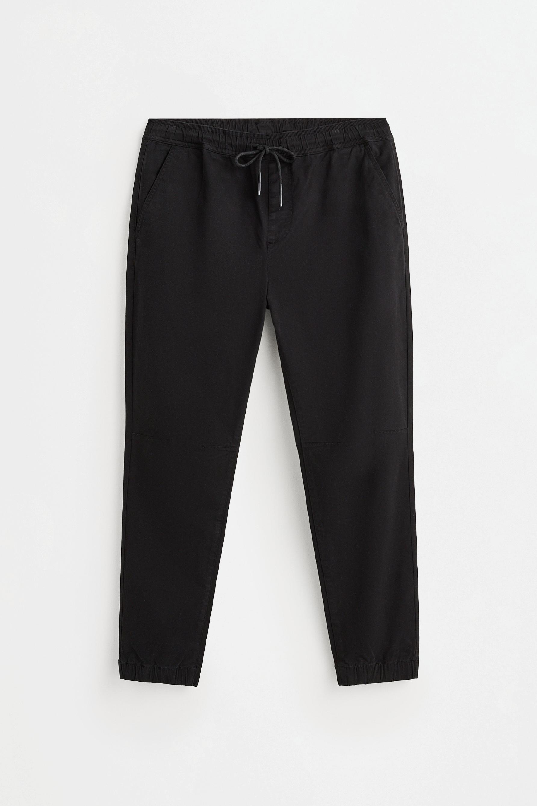 Slim fit joggers — BLACK