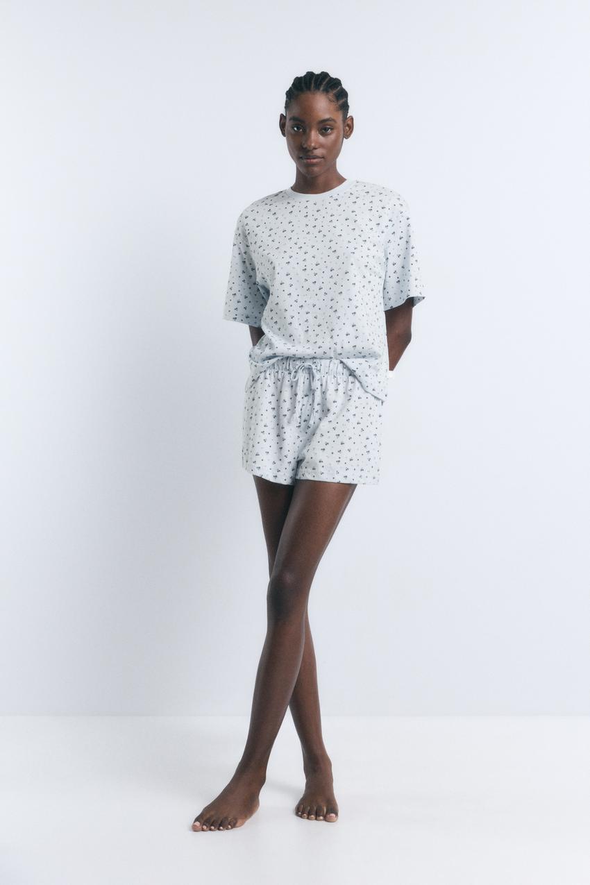 Pijama curto básico Pijamas ROUPA INTERIOR PIJAMAS Mulher