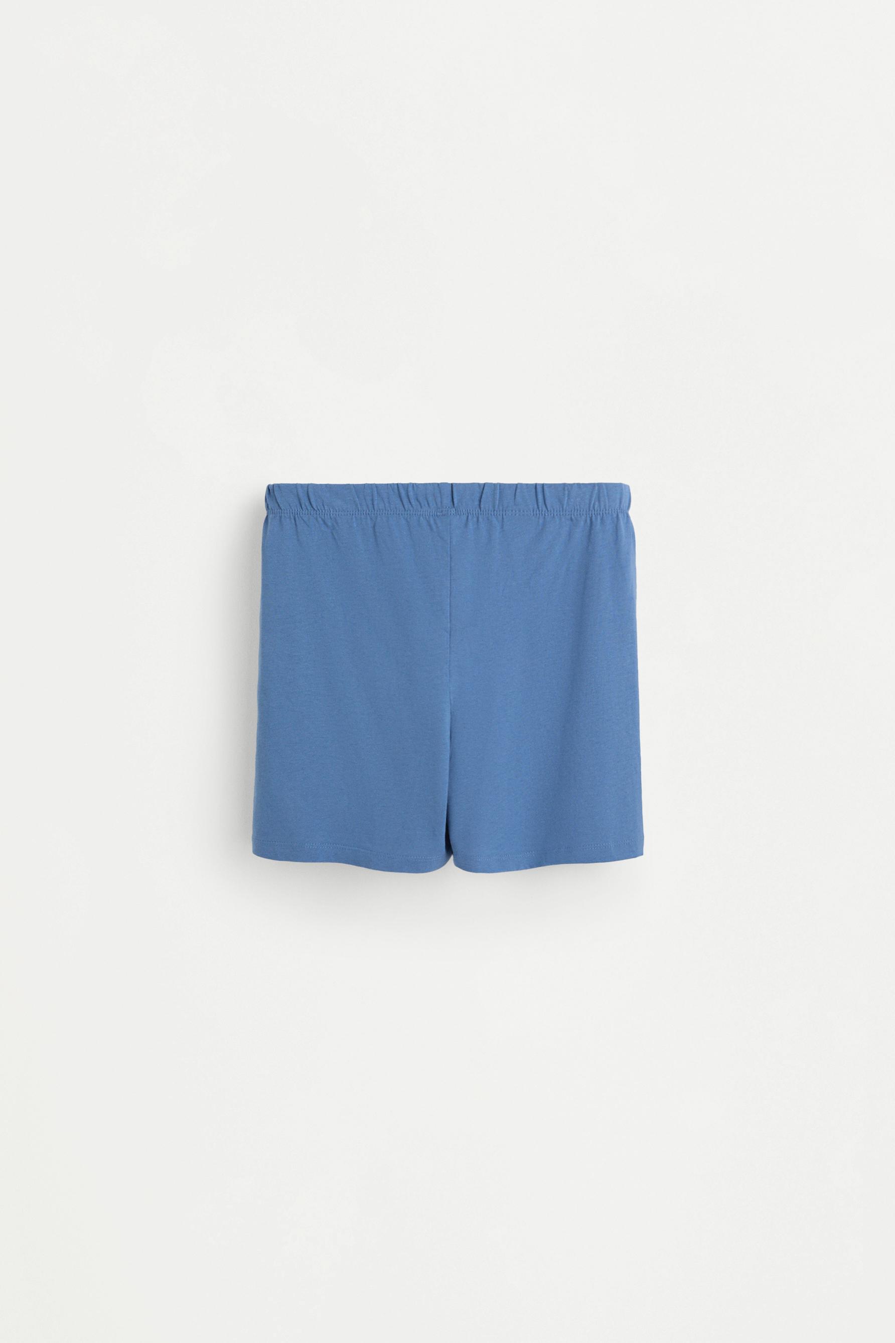 Short printed pyjamas — PALE BLUE