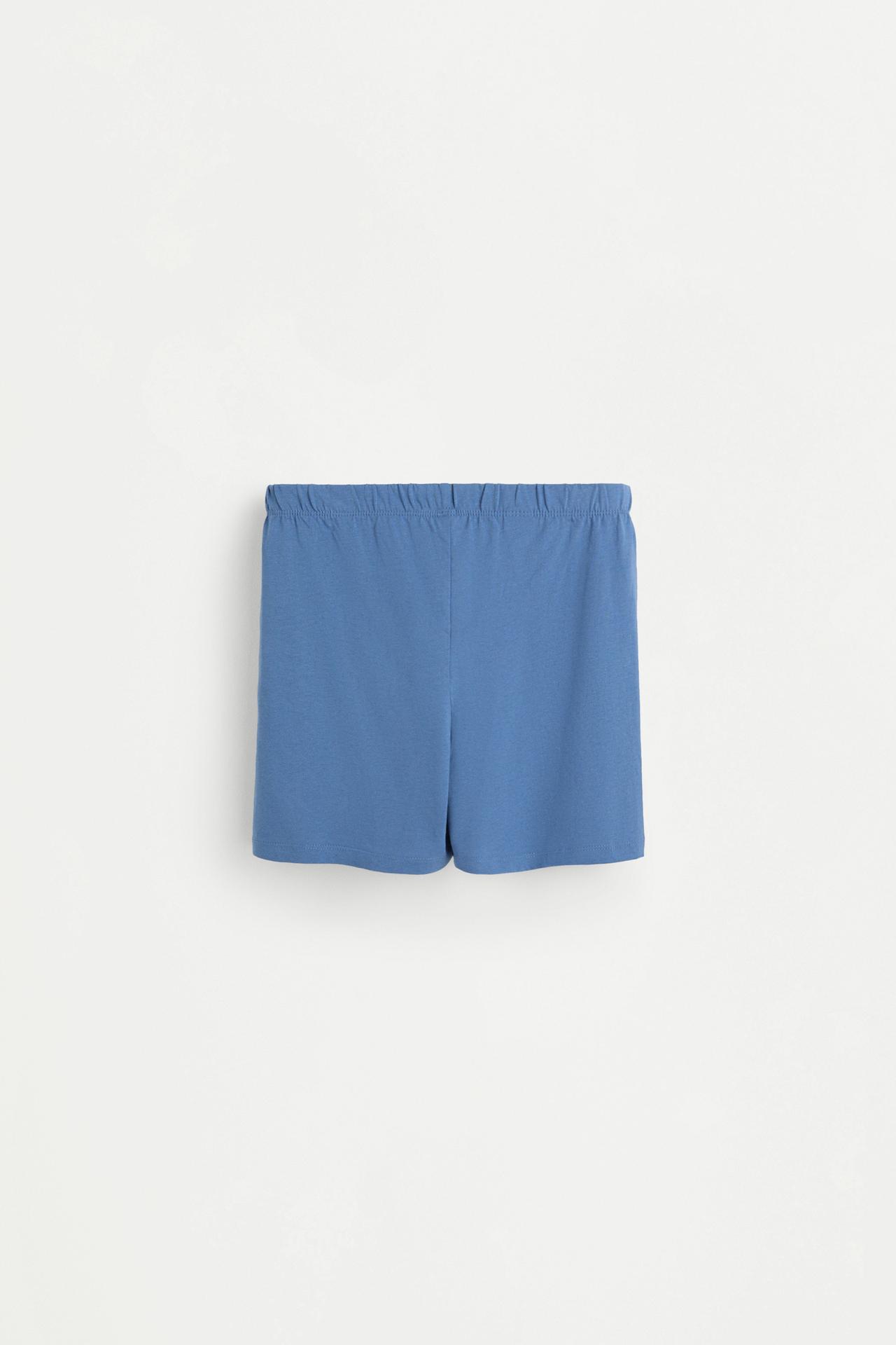 Short printed pyjamas — PALE BLUE