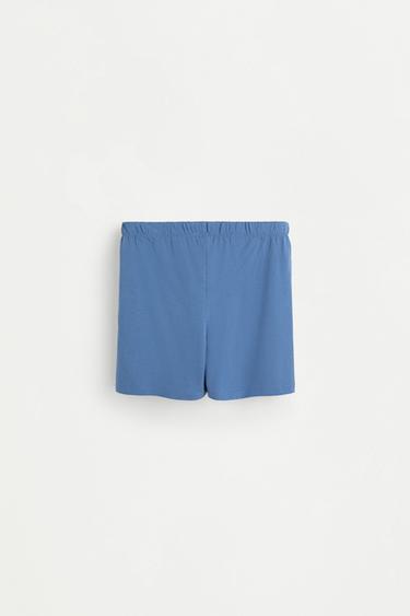 Short printed pyjamas — PALE BLUE 3