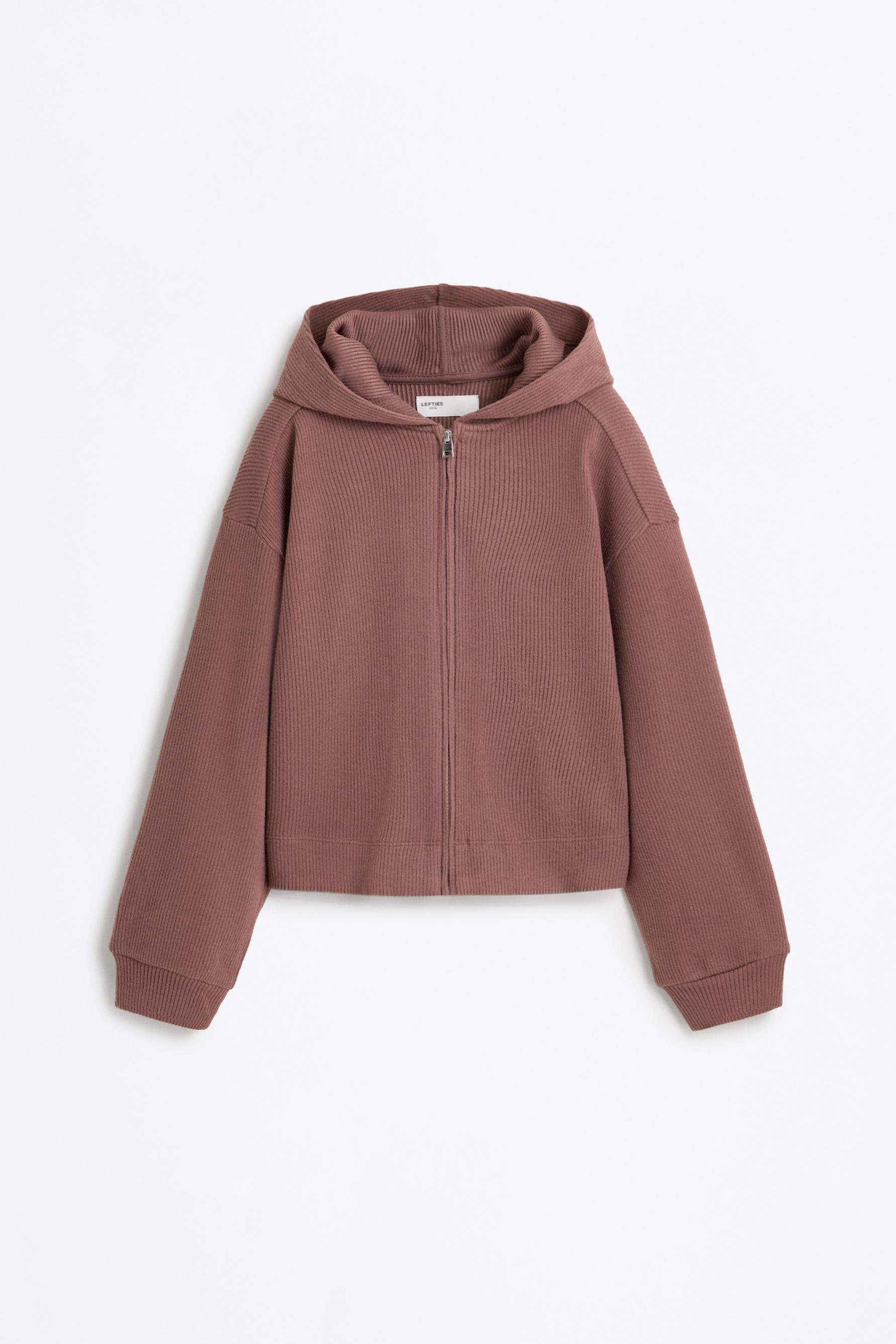 Kesim detaylı fermuarlı sweatshirt - | LEFTIES Turkey