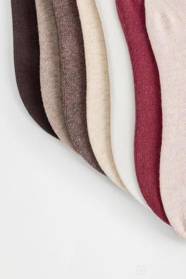 Ankle socks (Pack 7) — BURGUNDY 7