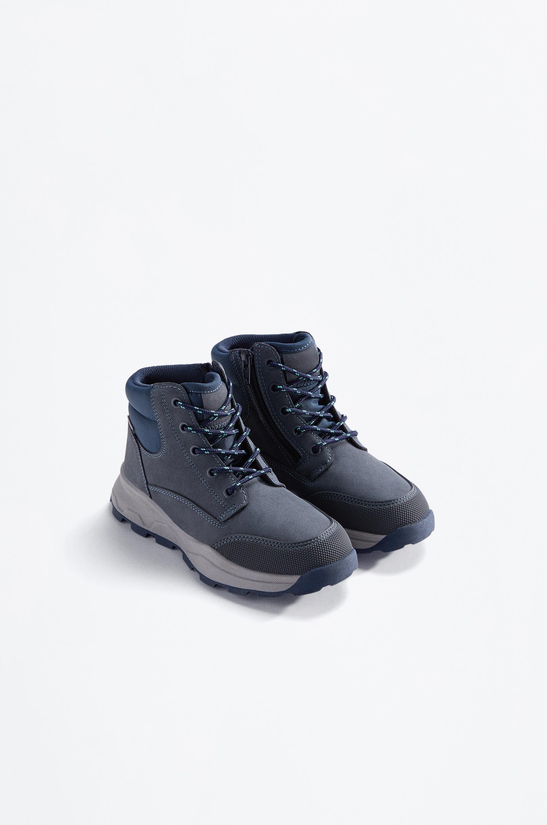 Sports high-top trainers — BLUE