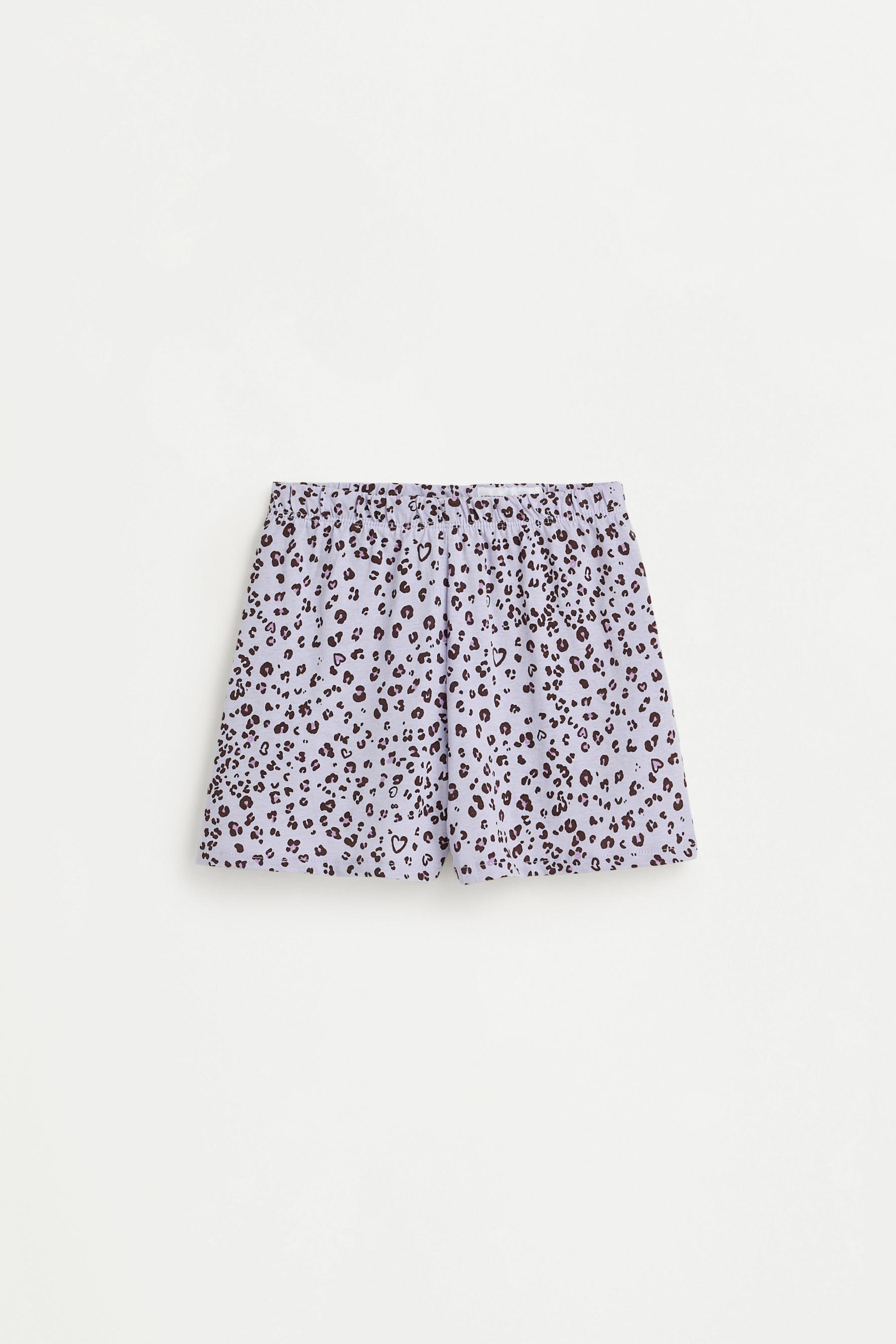 Short printed pyjamas — MAUVE