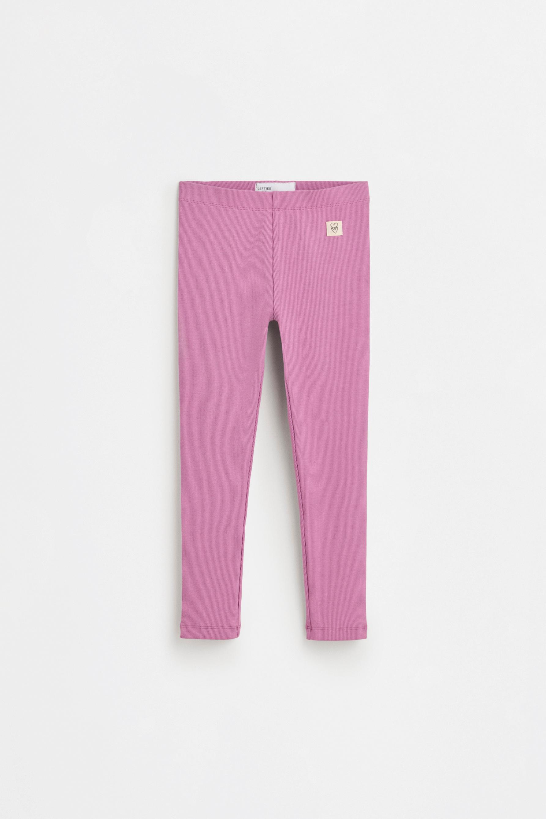Ribbed leggings — PURPLE