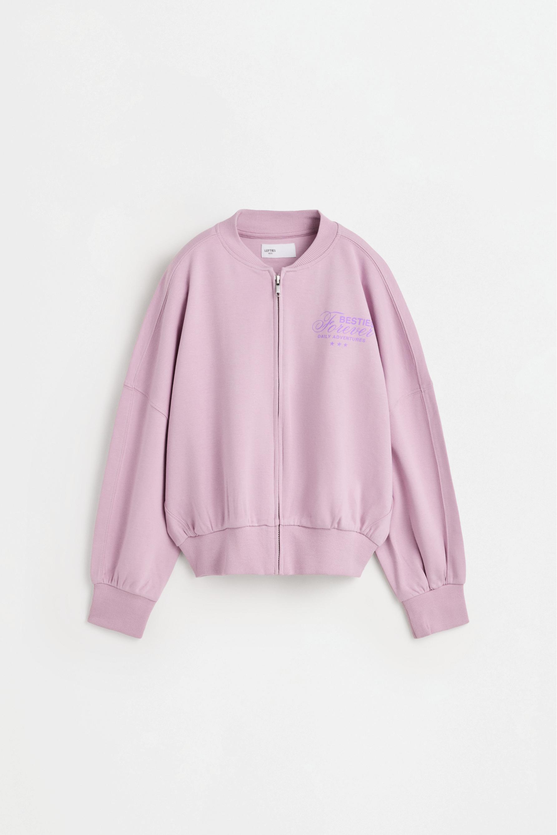 Chaqueta interlock cremallera