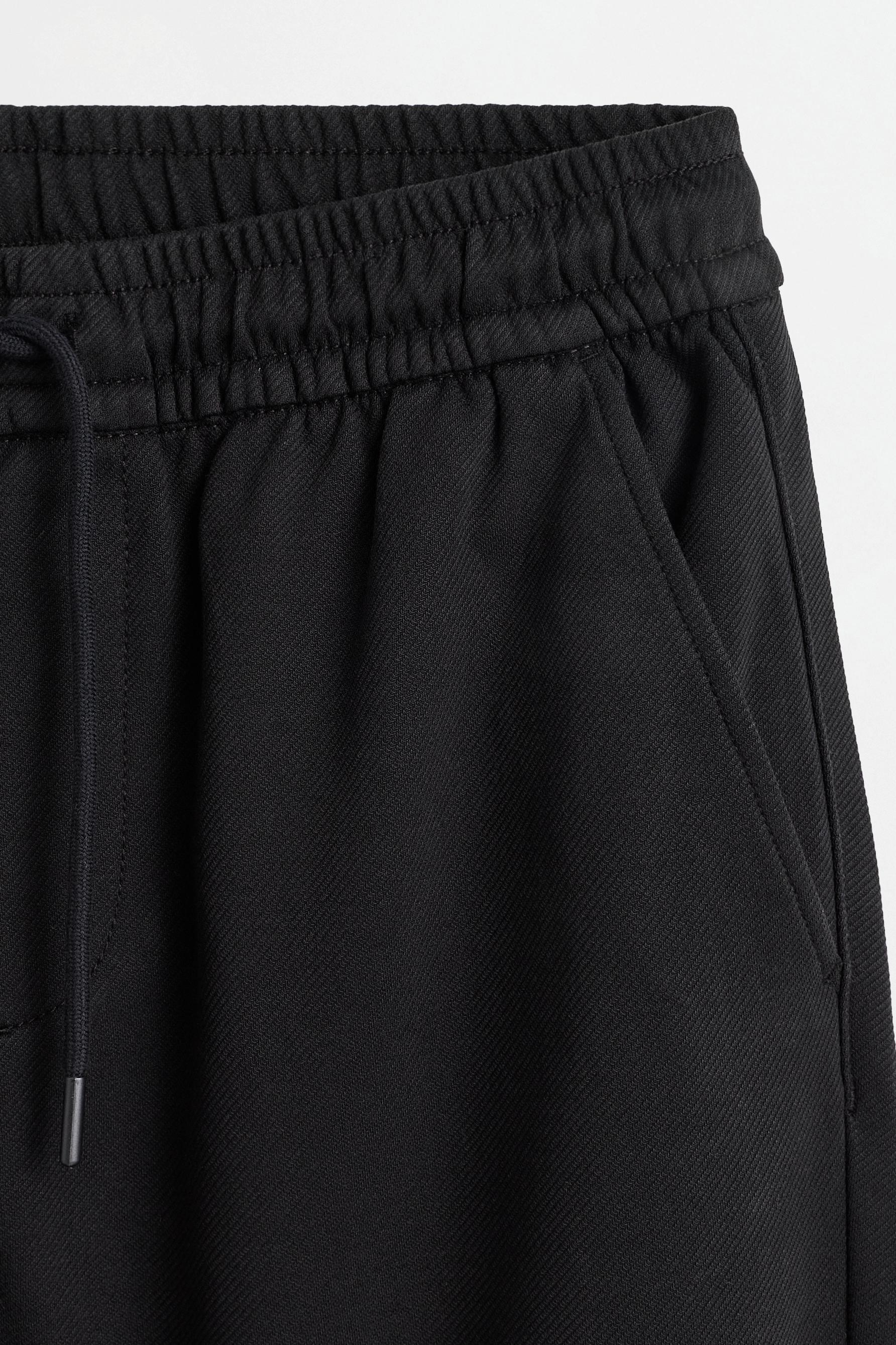 Slim fit joggers — BLACK