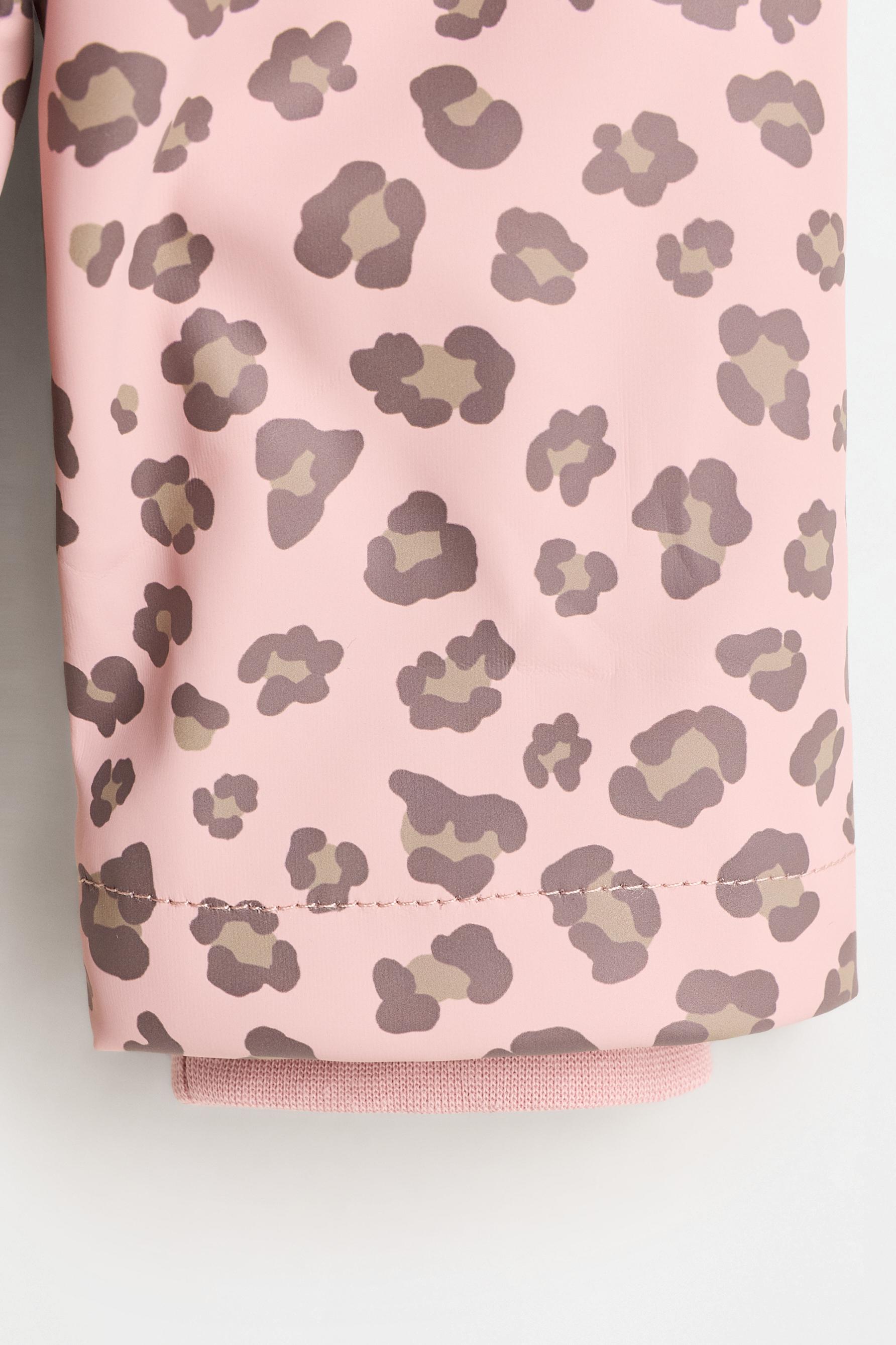Rubberised raincoat — DUSTY ROSE