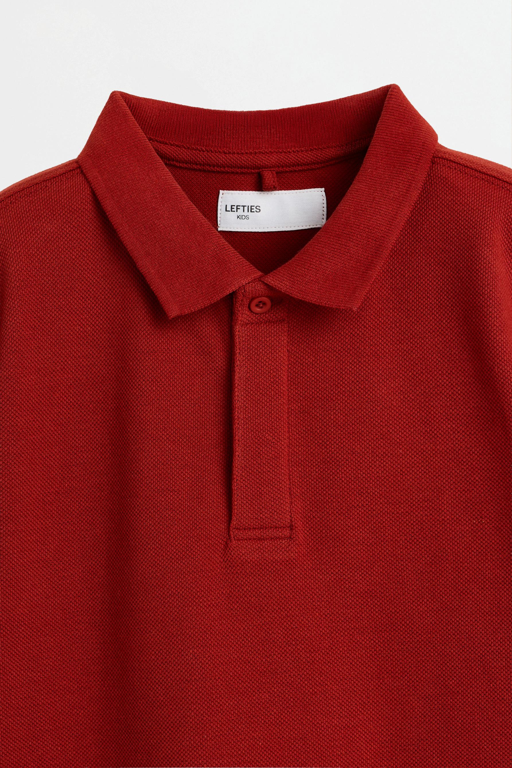 Basic polo shirt — DARK PINK