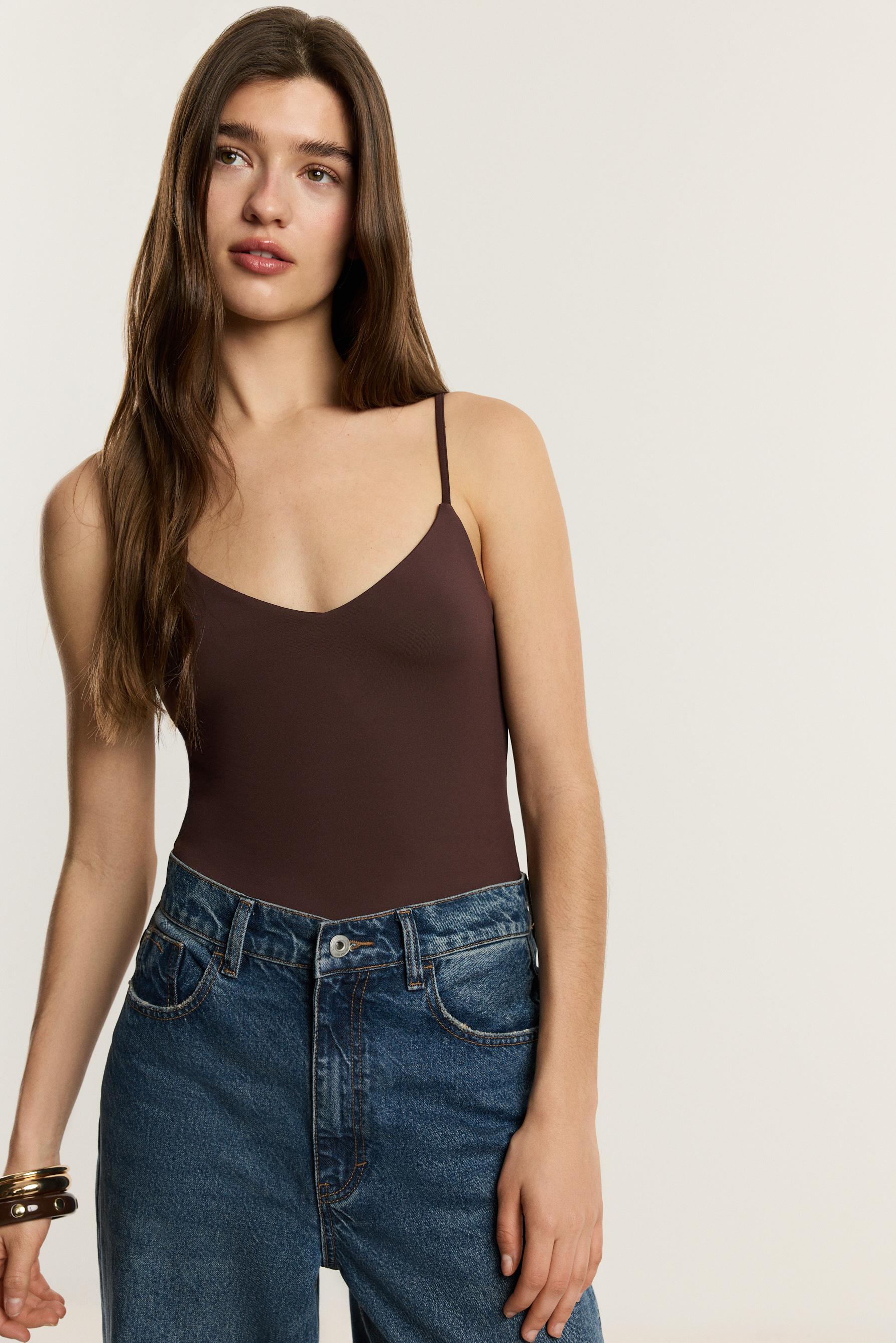 Body poliamida tirante fino