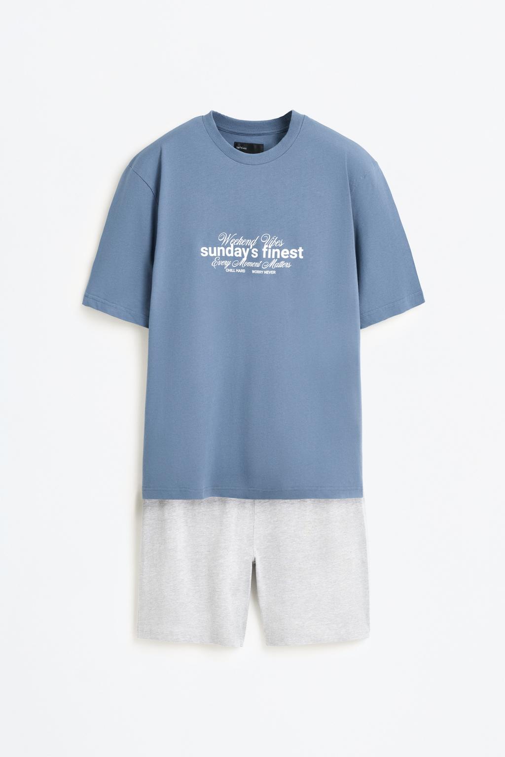 Short printed pyjamas