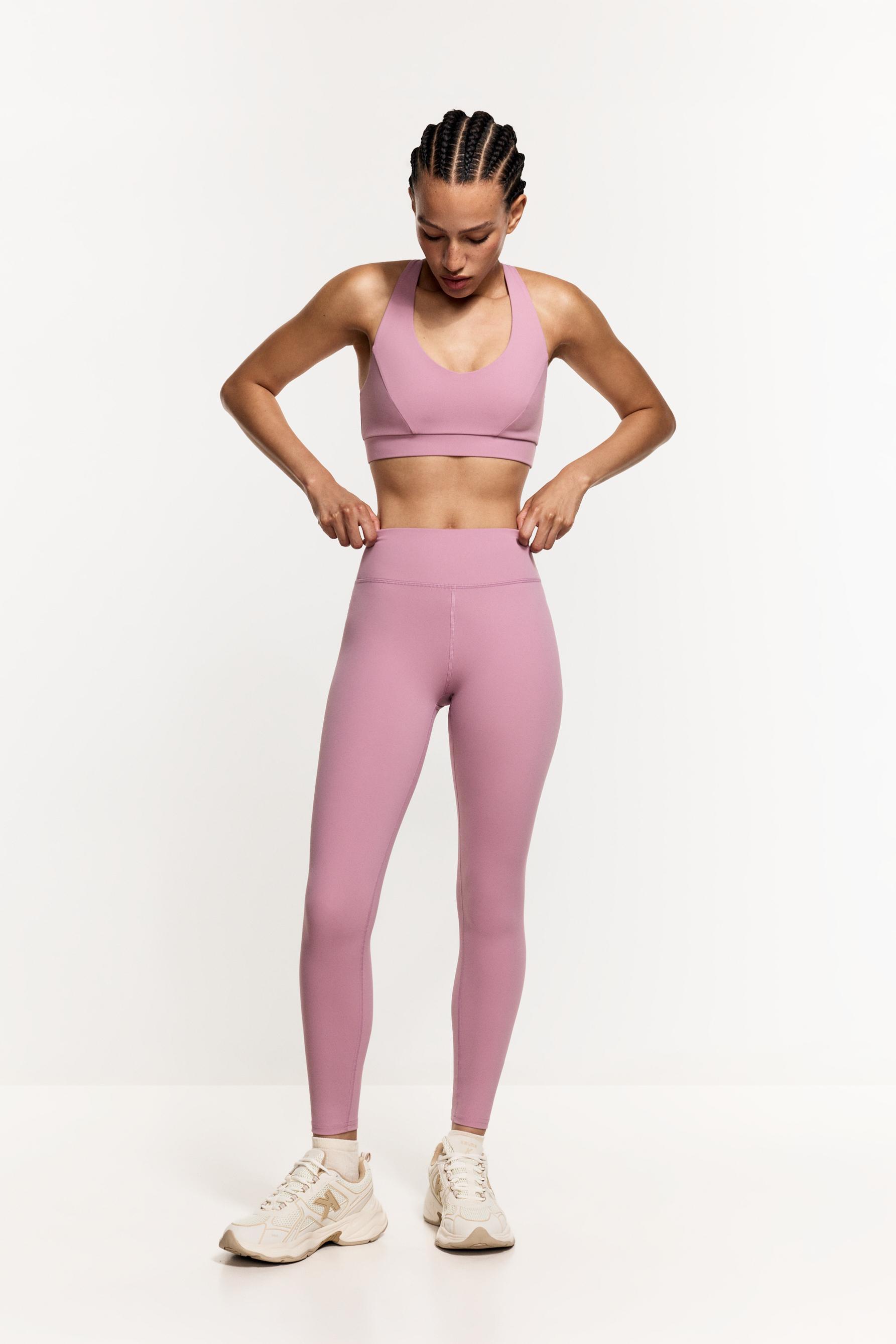 Basic sports leggings — PASTEL PINK