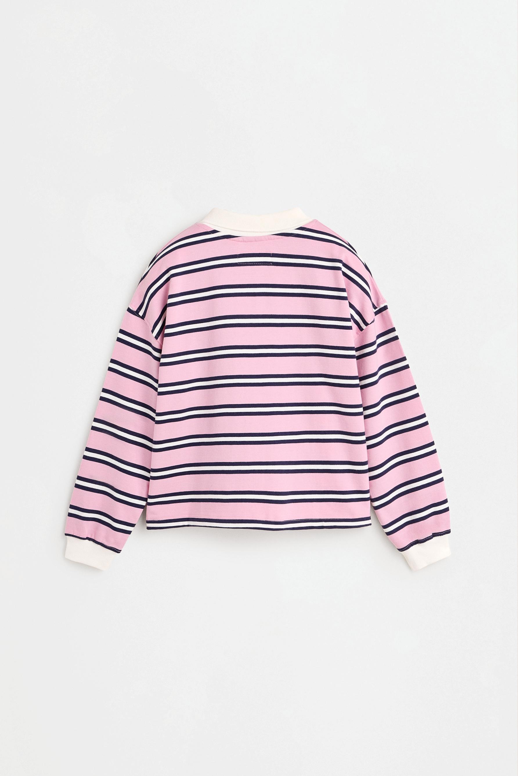 Stitch ©Disney striped polo — PINK
