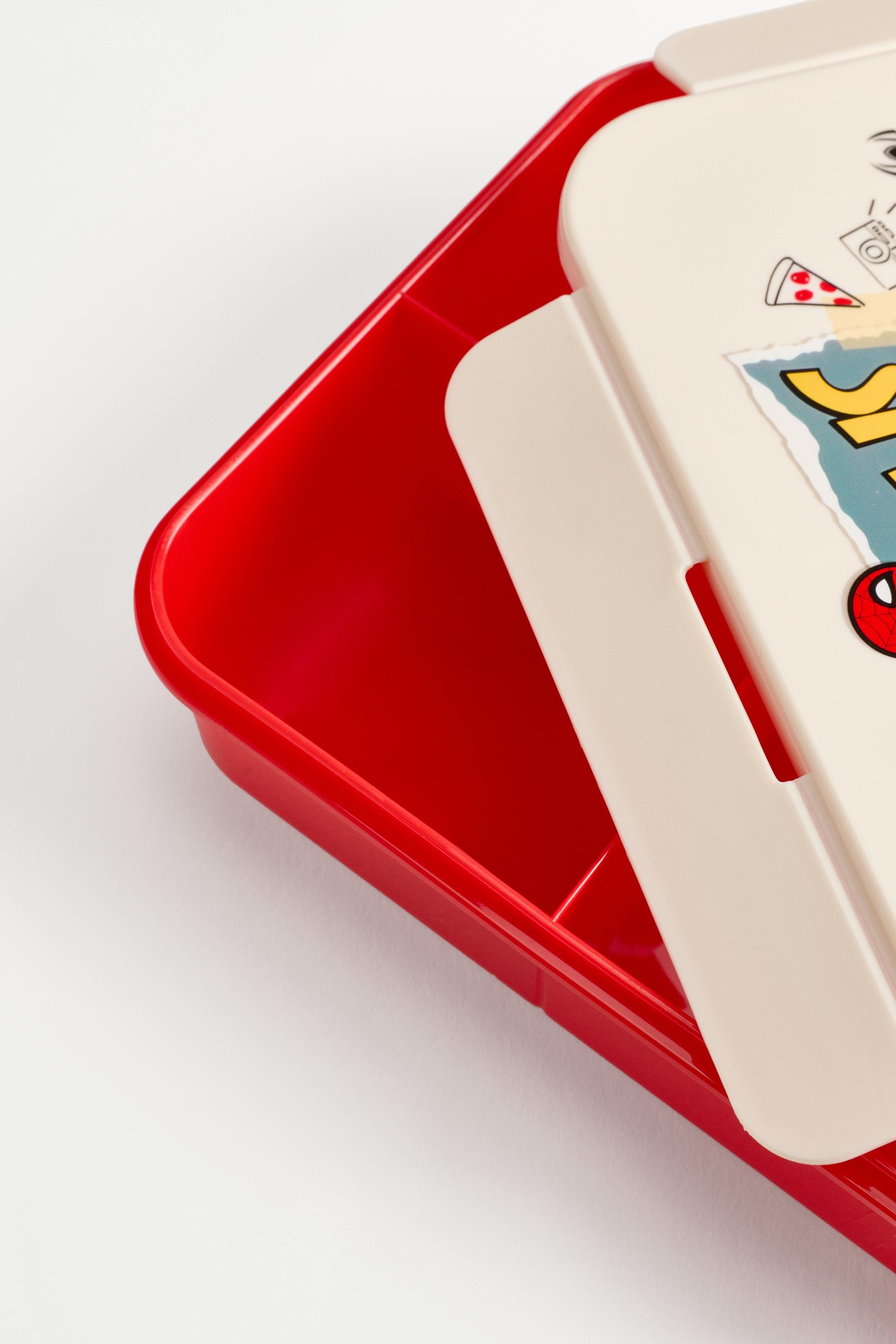 Spiderman ©Marvel Compartment Lunch Box — RED