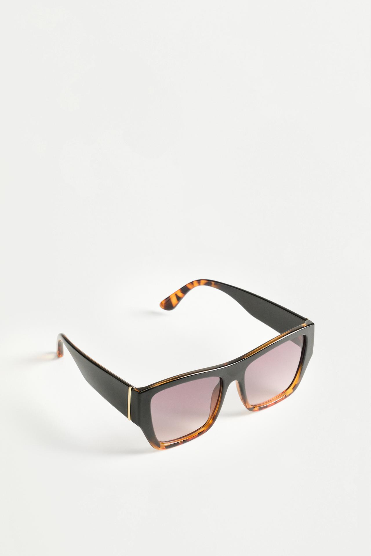 Oversized mixed-frame glasses — VARIOUS