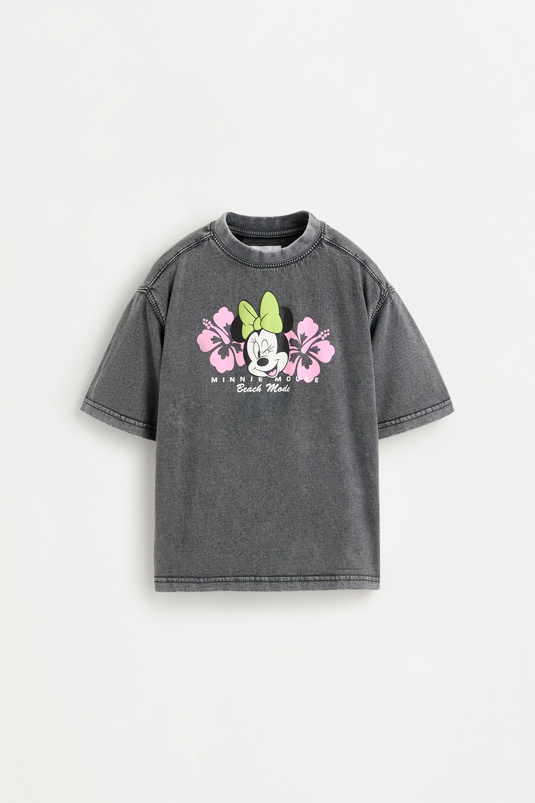 Minnie Mouse ©Disney faded-effect T-shirt — ANTHRACITE GREY