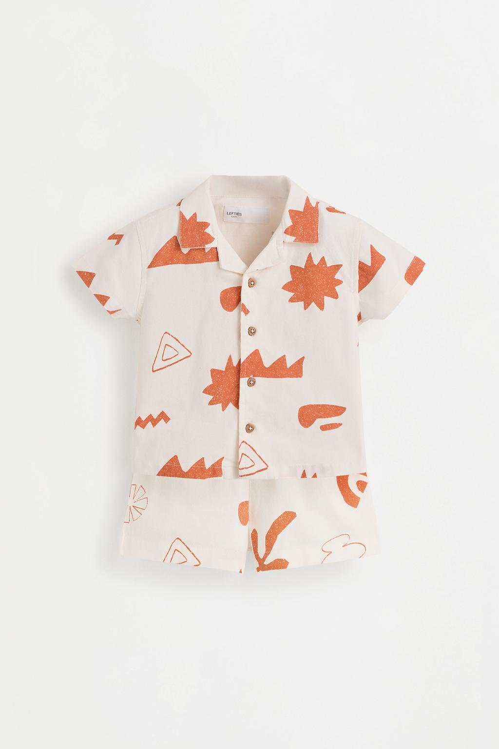 Printed shirt and Bermuda shorts set – Lefties – صورة المنتج