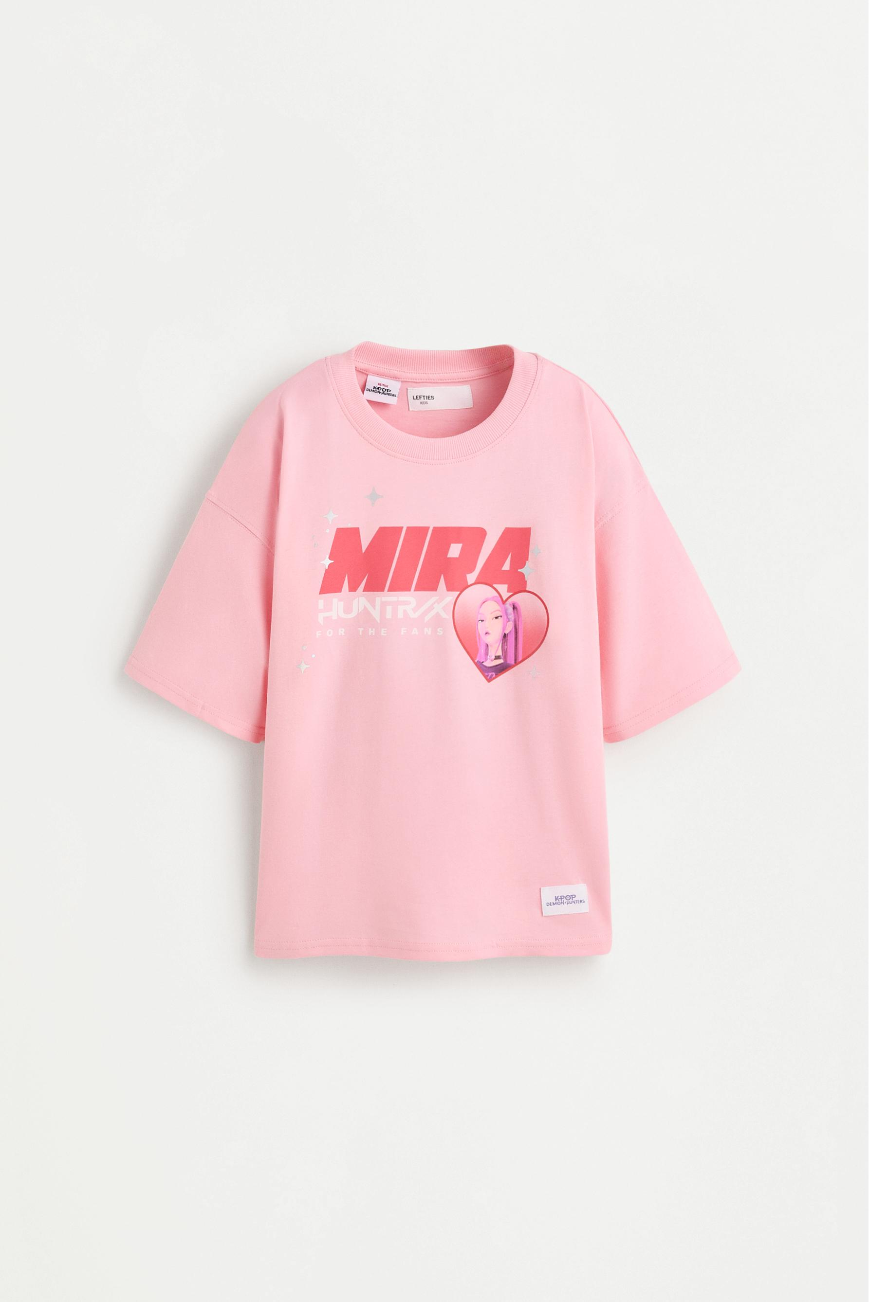 Mira Huntrix K-Pop Demon Hunters ™/© Netflix T-shirt — PINK