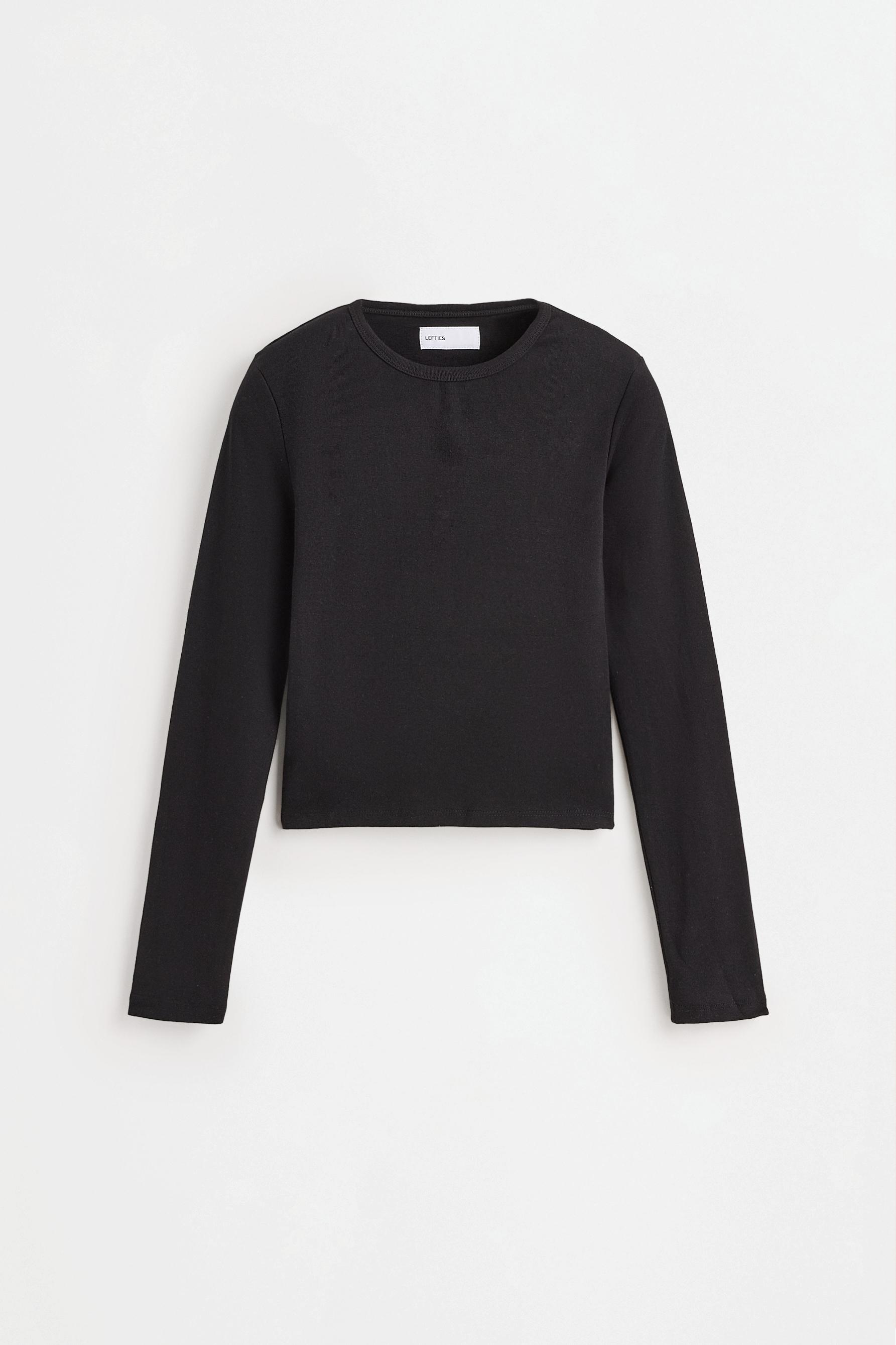 Long sleeve T-shirt — BLACK