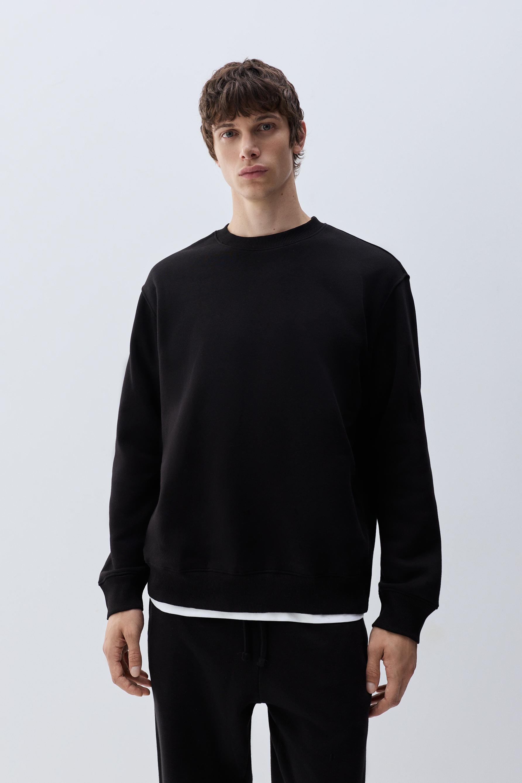 Pack of 3 basic sweatshirts — BLACK