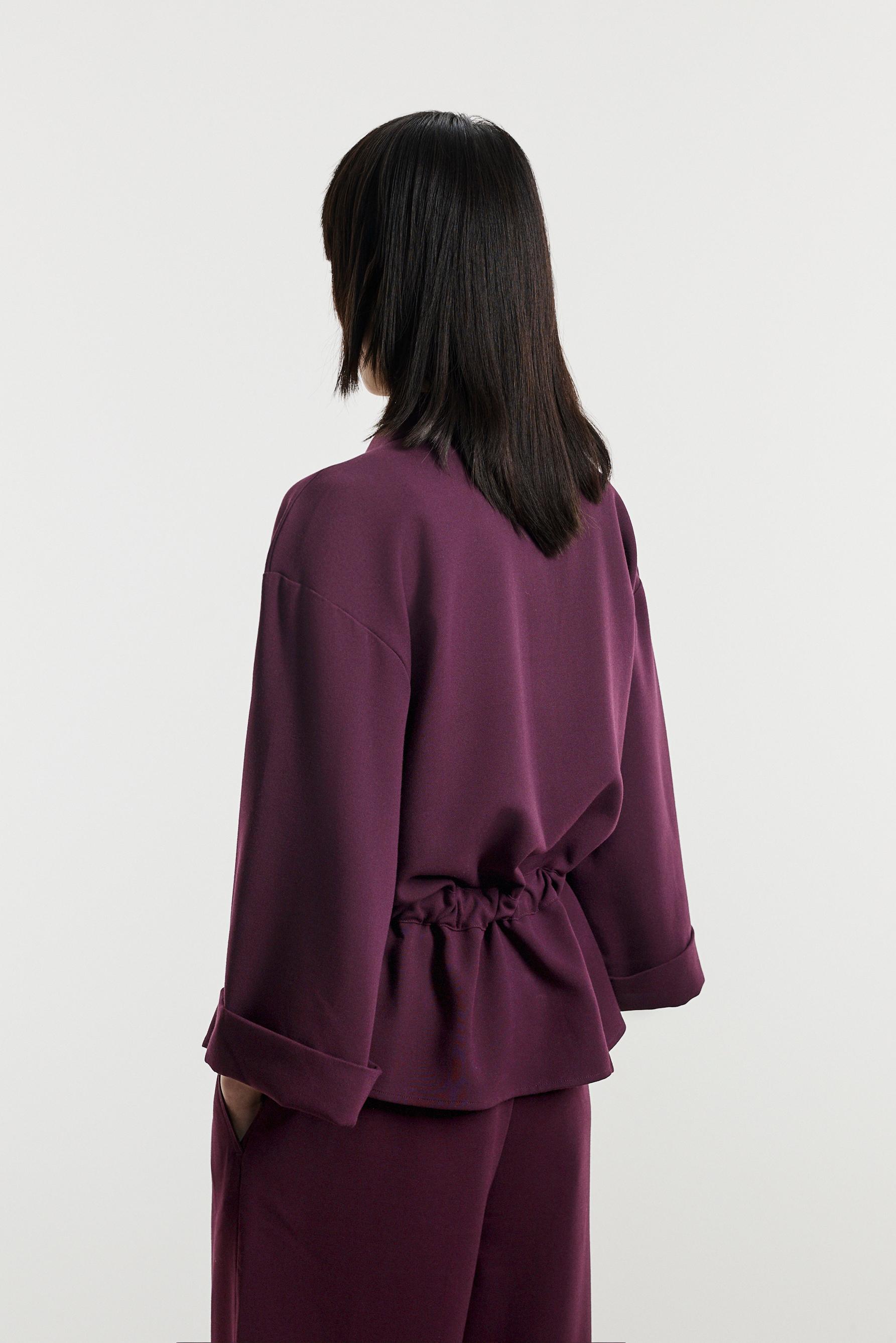 Safari overshirt — PLUM