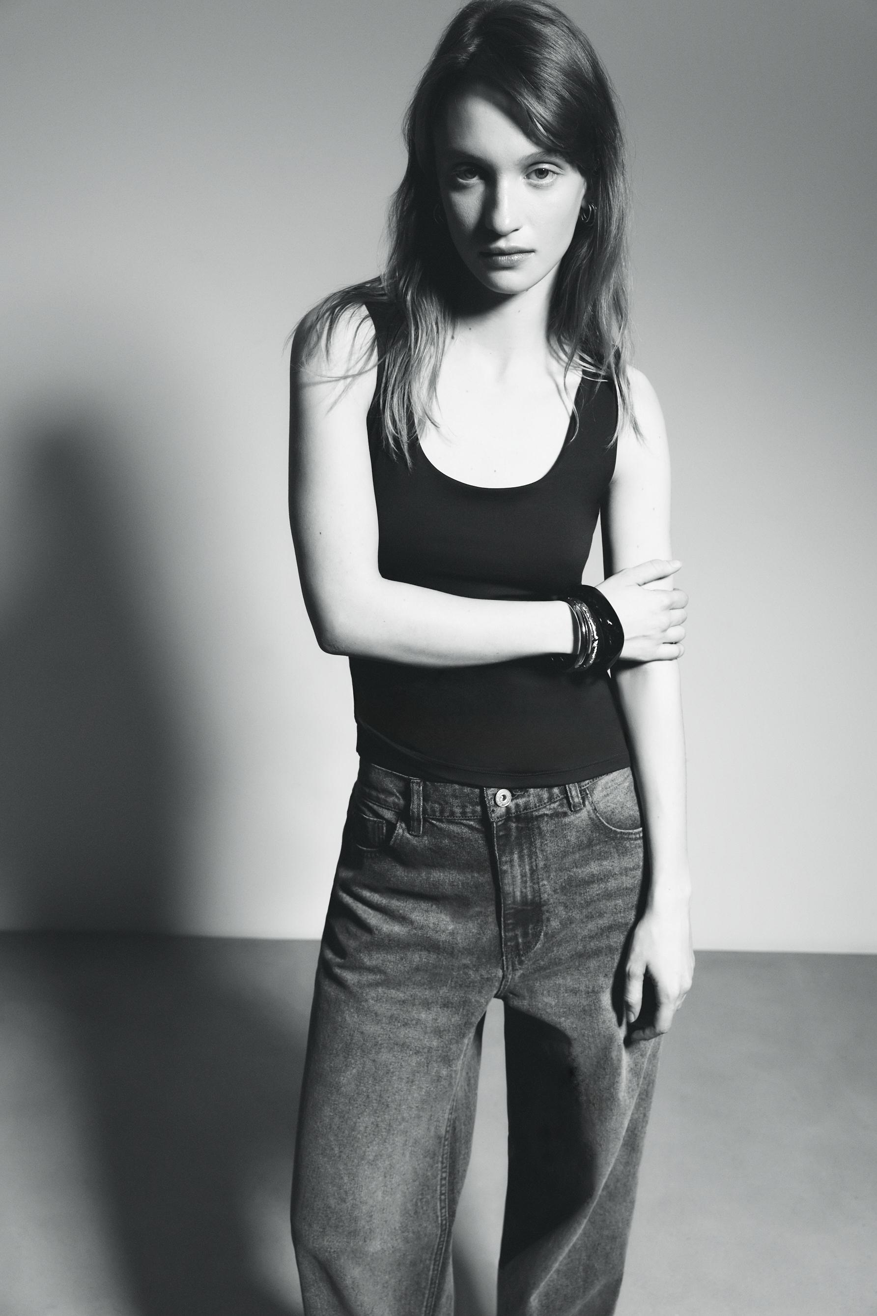 Camiseta poliamida tirante ancho