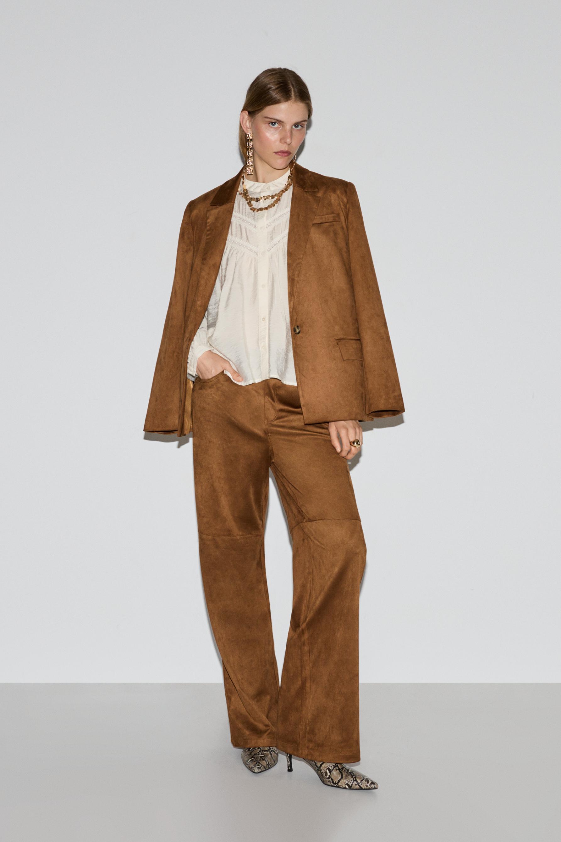 Pantalón efecto ante