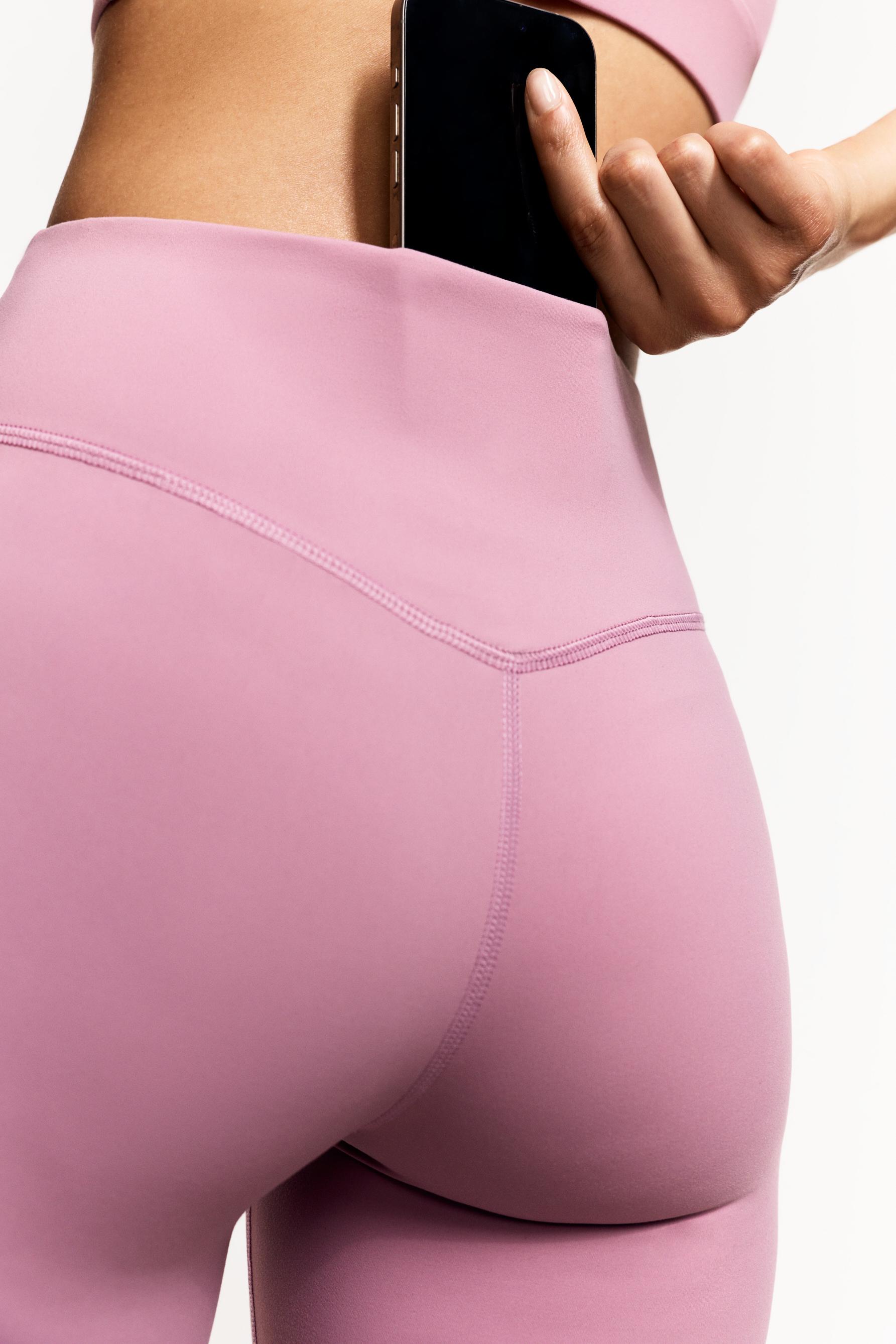 Basic cycling leggings — PASTEL PINK