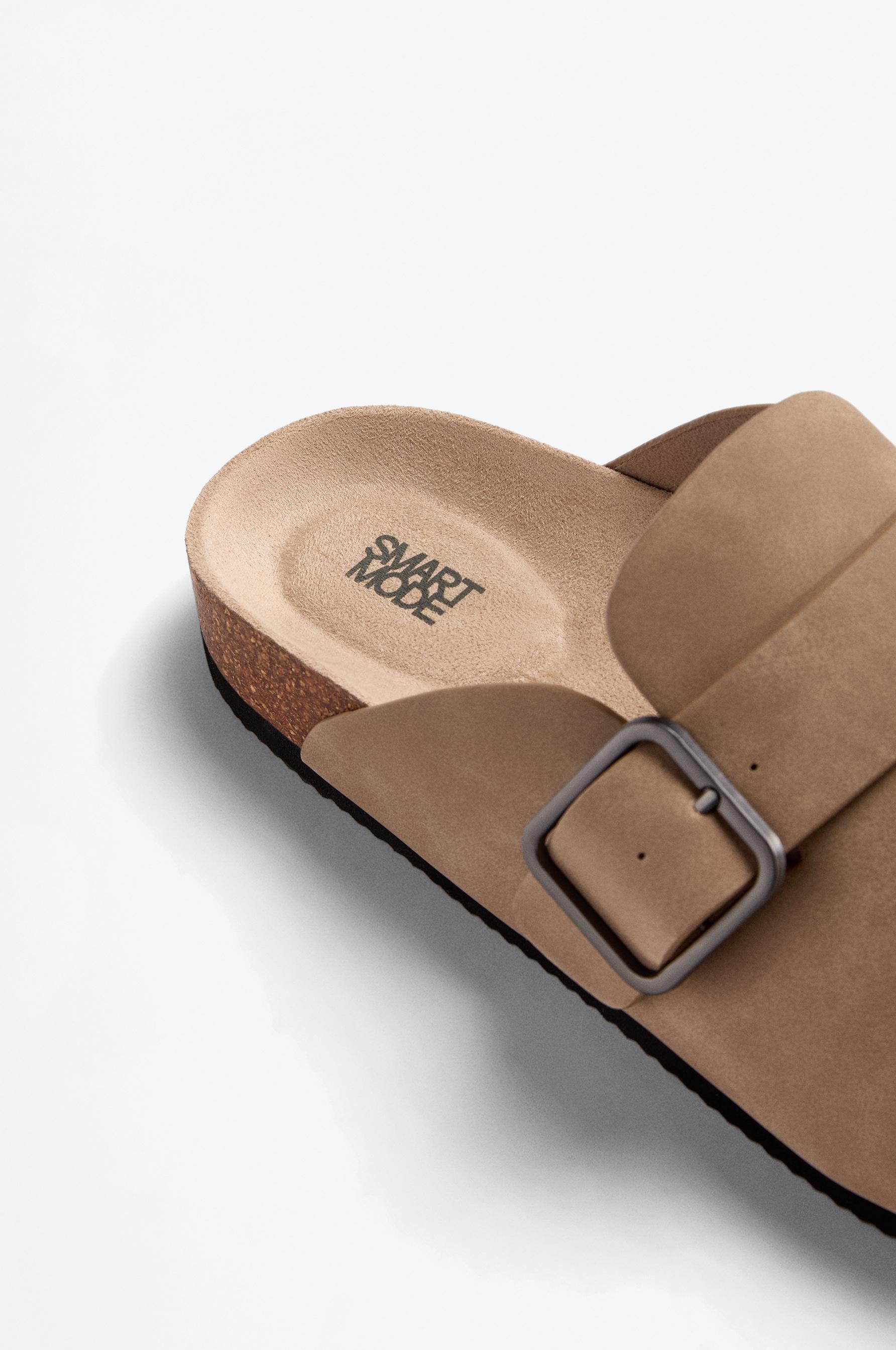 Lefties Bej Lefties Suni Süet tokalı sabo