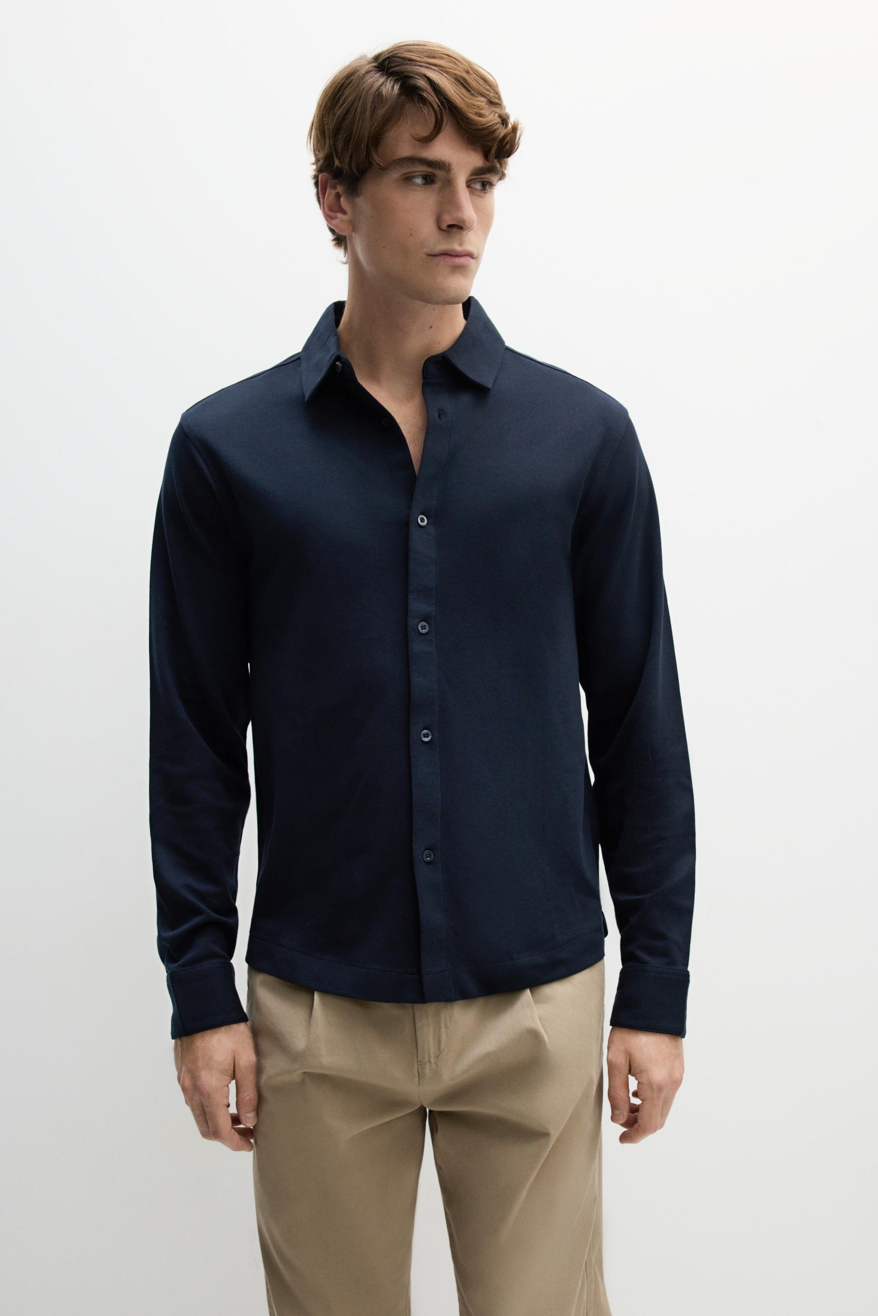 Camisa básica interlock