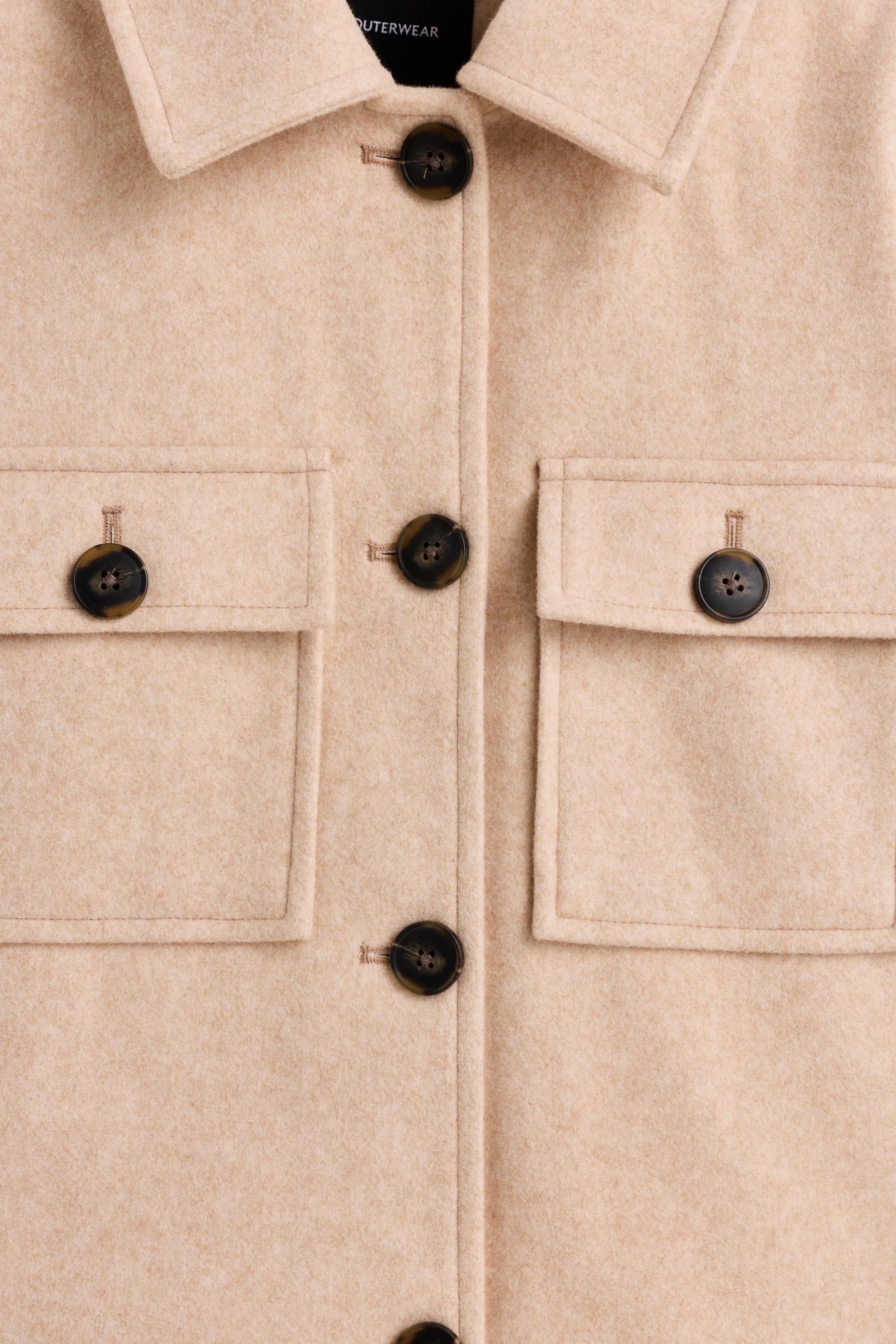 Felt jacket — SAND MARL